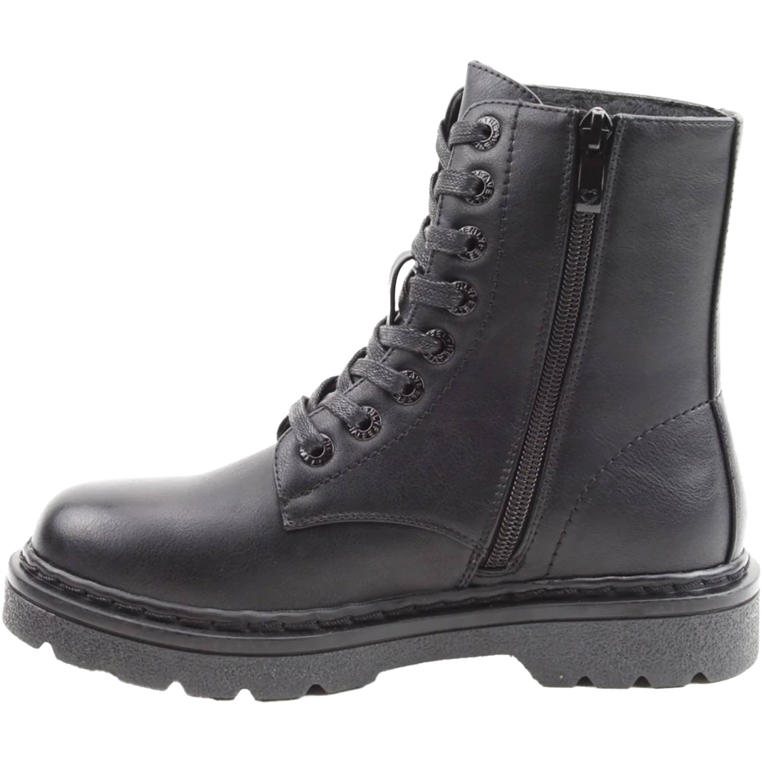 Womens Heavenly feet Women's Heavenly Feet Justina Black Vegan Leather Black Vegan Leather