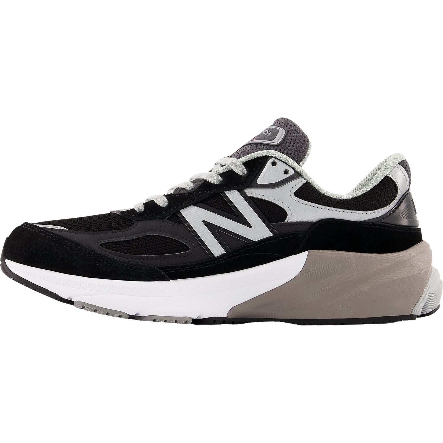 Womens New balance Women's New Balance W990BK6 Black/White Suede/Mesh Black Suede/Mesh