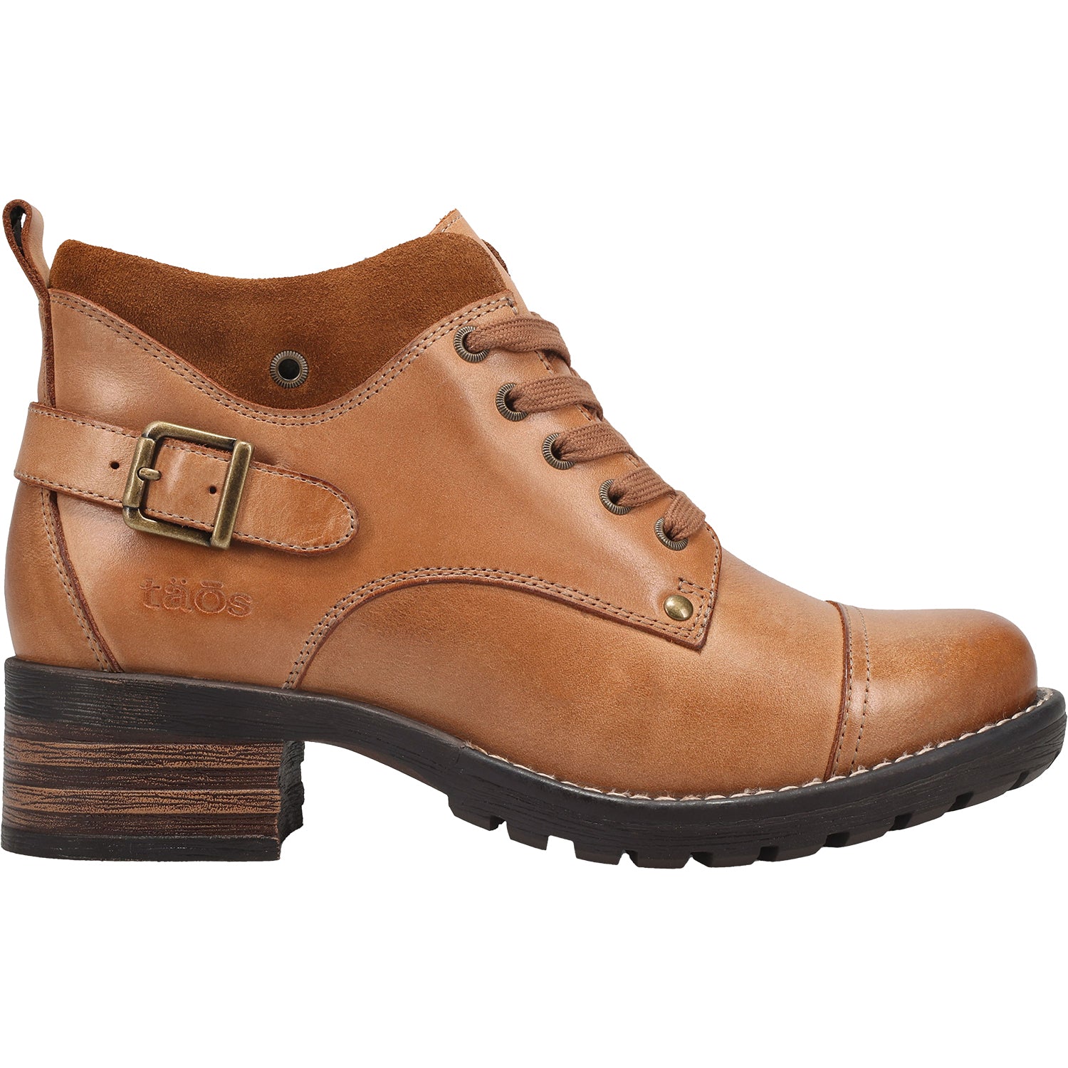 Womens Taos Women's Taos Mini Crave Caramel Leather Caramel Leather