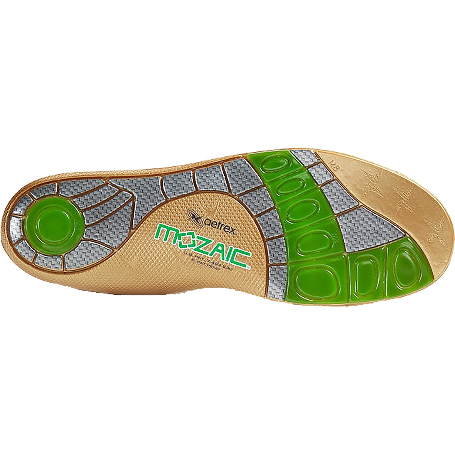 Mens Lynco Men's Aetrex Lynco L2405 Mozaic Customizable Metatarsal Orthotics Copper