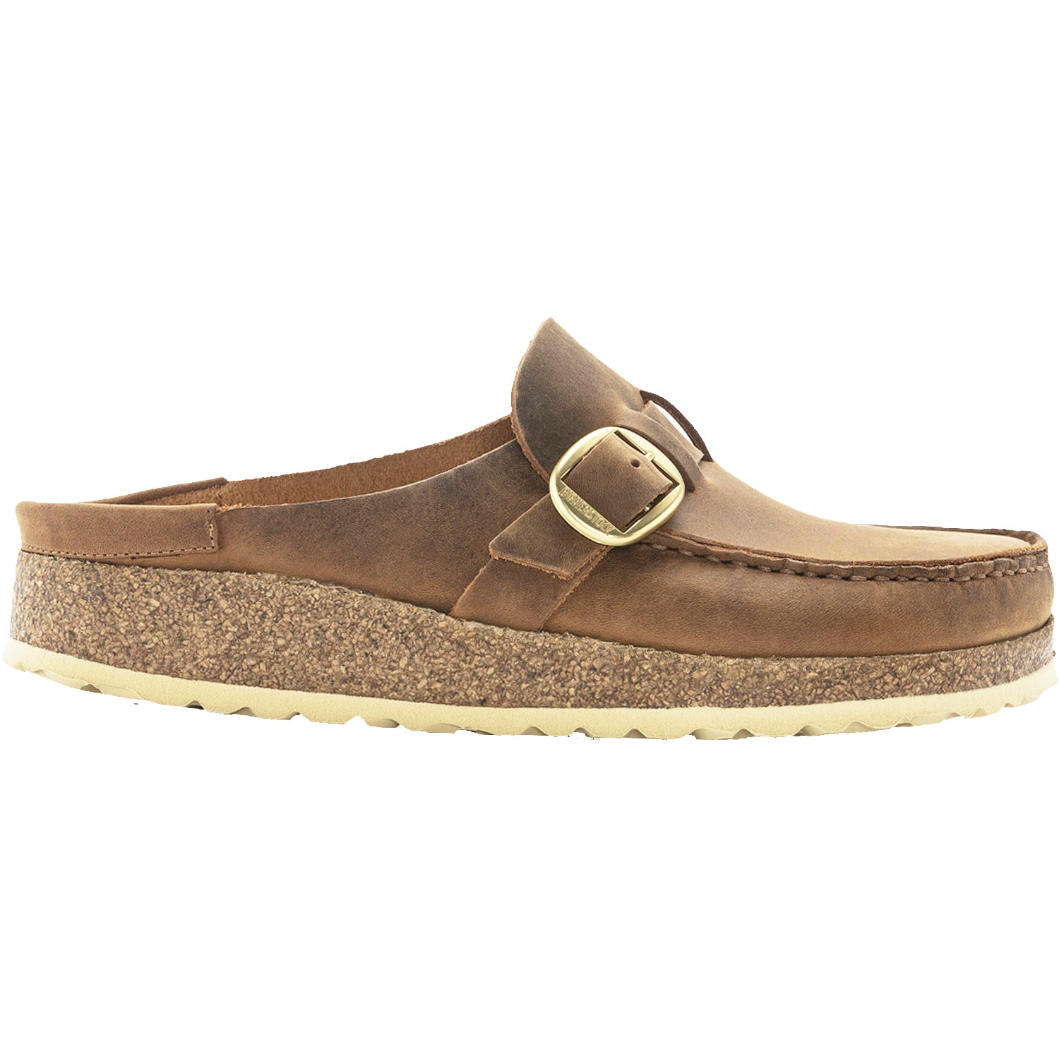 Womens Birkenstock Women's Birkenstock Buckley Cognac Oiled Nubuck Leather Cognac Oiled Nubuck Leather