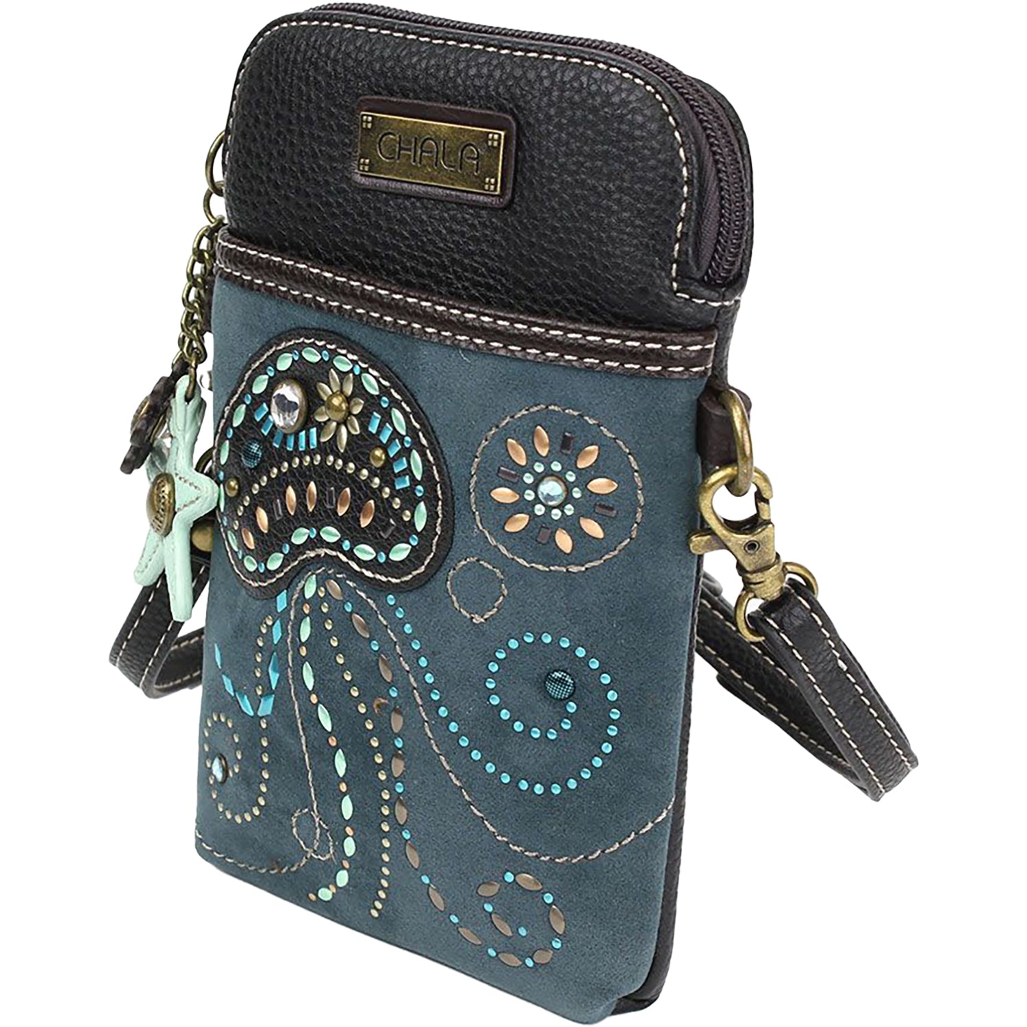 Unisex Chala Chala Jellyfish Dazzled Cellphone Xbody Navy Synthetic Navy Synthetic