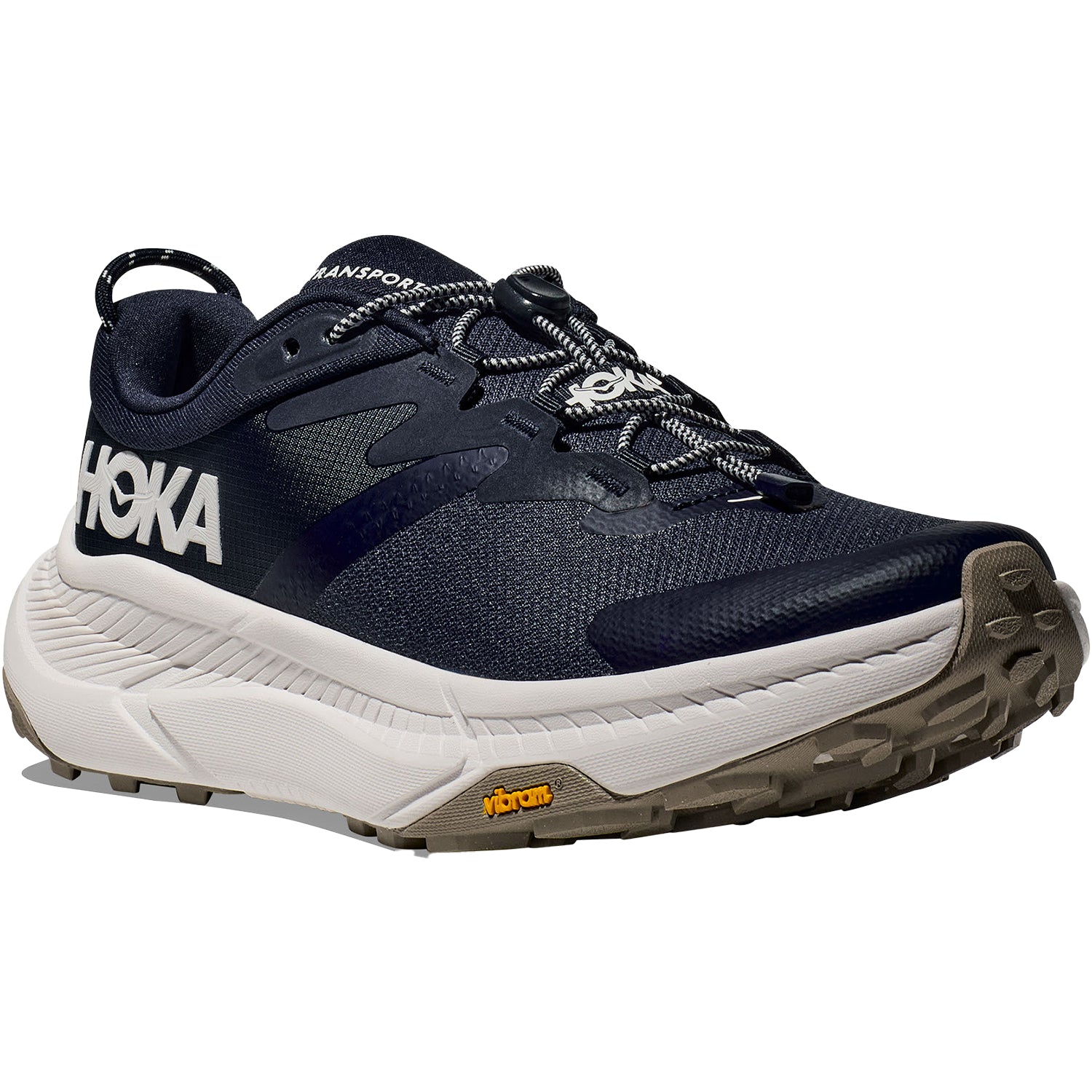 Mens Hoka one one Men's Hoka Transport Varsity Navy/White Mesh Varsity Navy/White Mesh