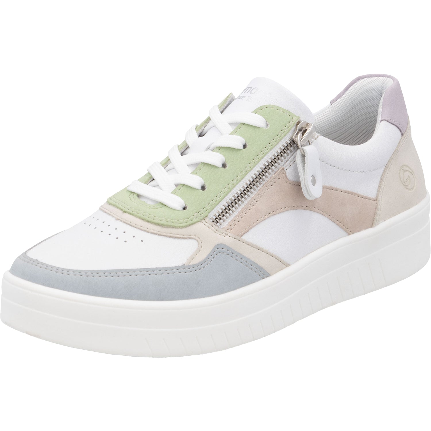 Womens Remonte Women's Remonte D0J01-87 Kendra 01 Blue/Weiss/Cream/Rose Leather Blue/Weiss/Cream/Rose Leather