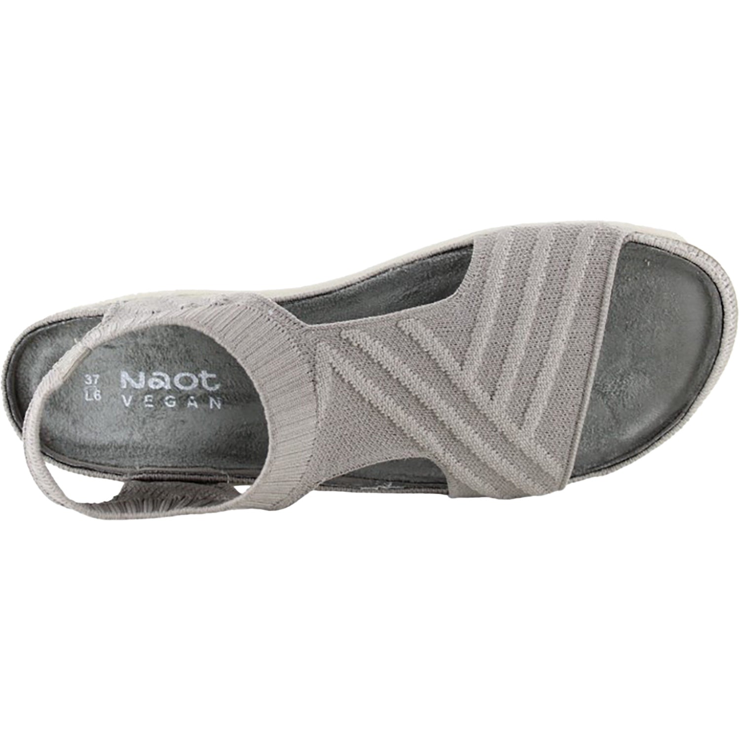 Womens Naot Women's Naot Kawhia Taupe Knit Taupe