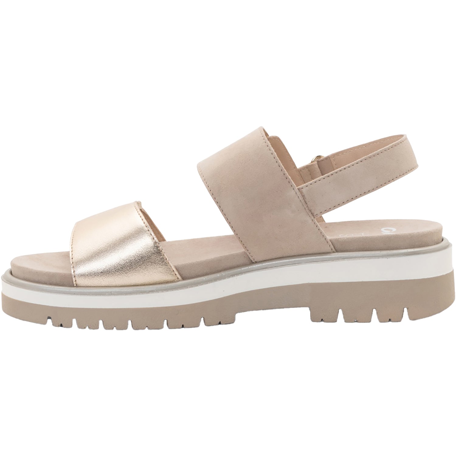 Womens Ara shoes Women's Ara Marbella Sand Metallic Leather Sand Metallic Leather