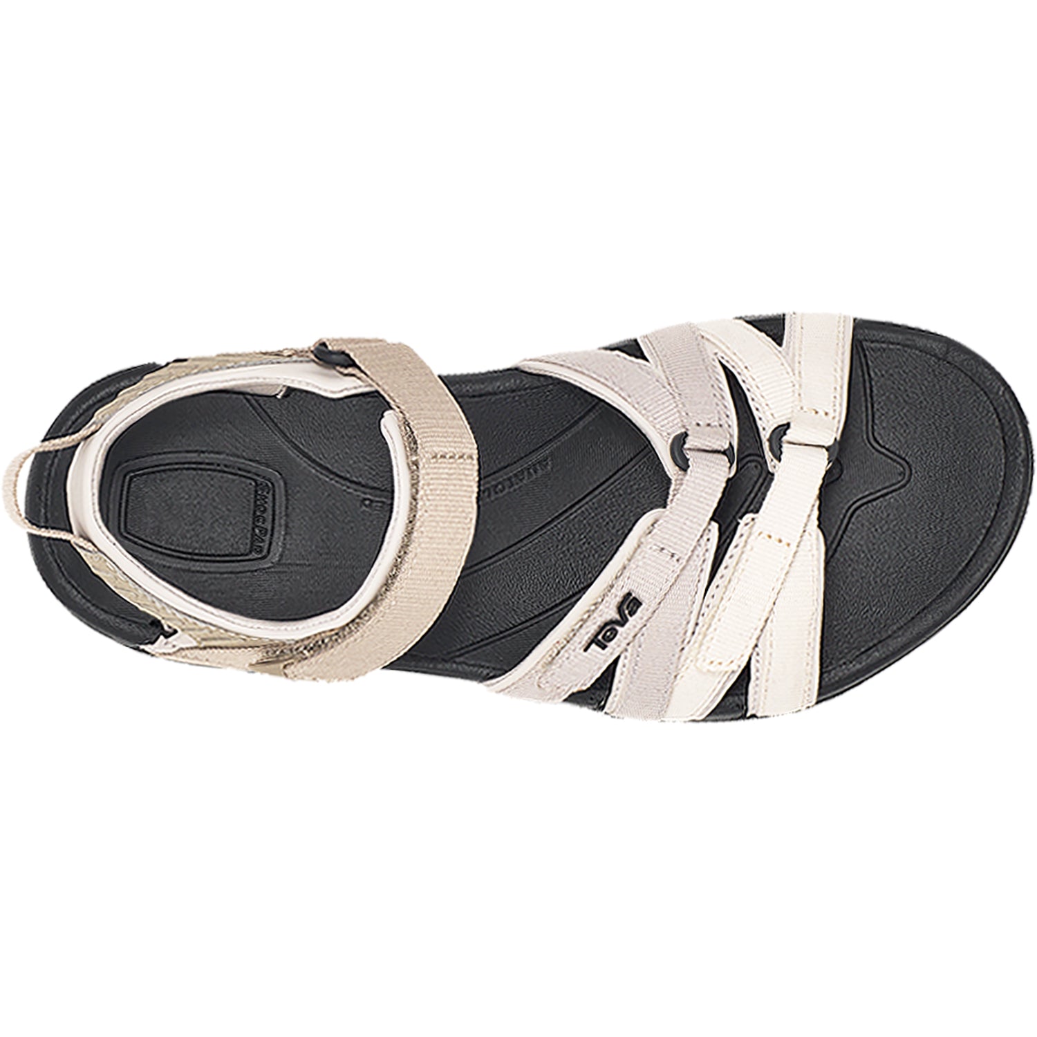 Womens Teva Women's Teva Tirra Black/Birch Synthetic Black/Birch Synthetic