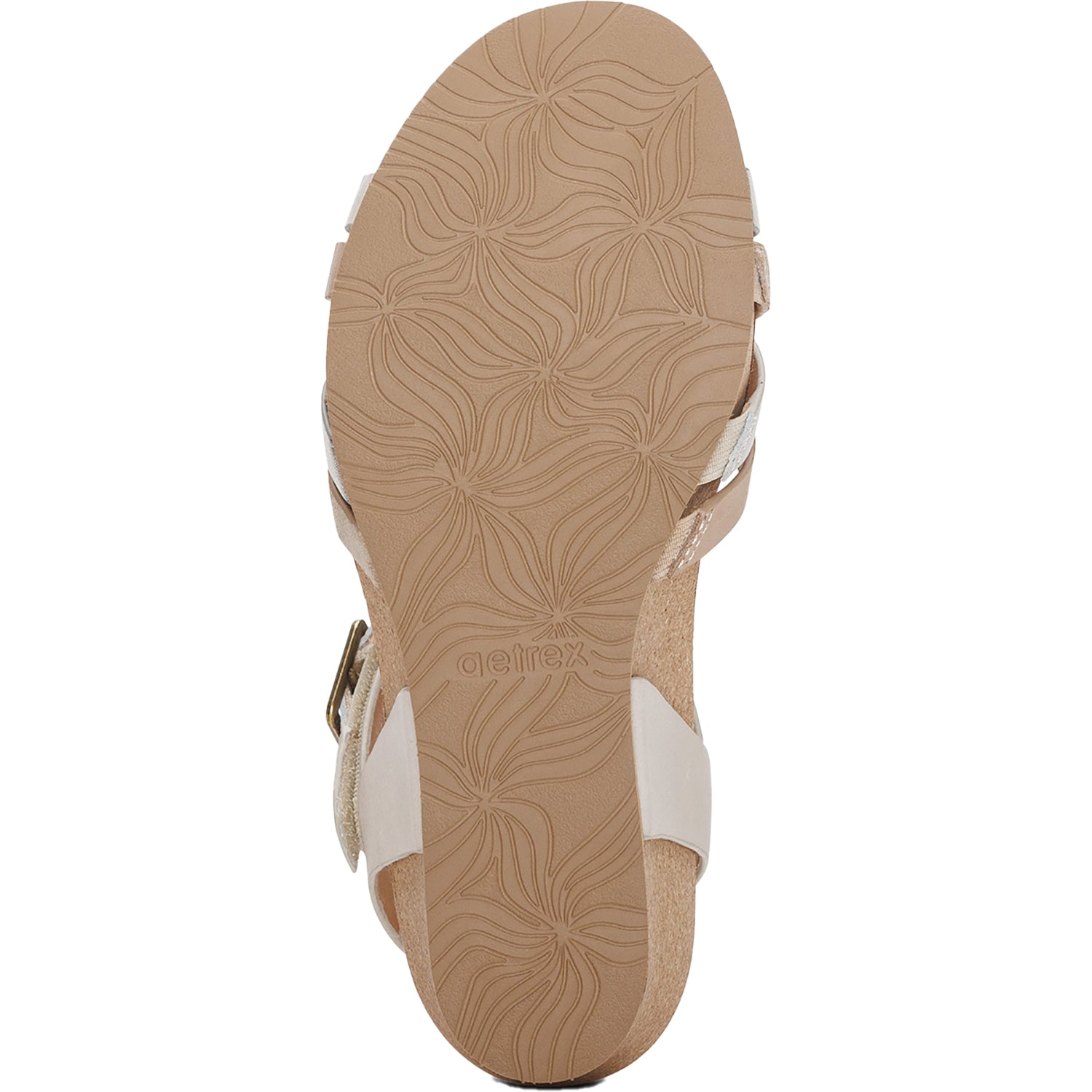 Womens Aetrex Women's Aetrex Noelle Ivory Multi Leather Ivory Multi Leather