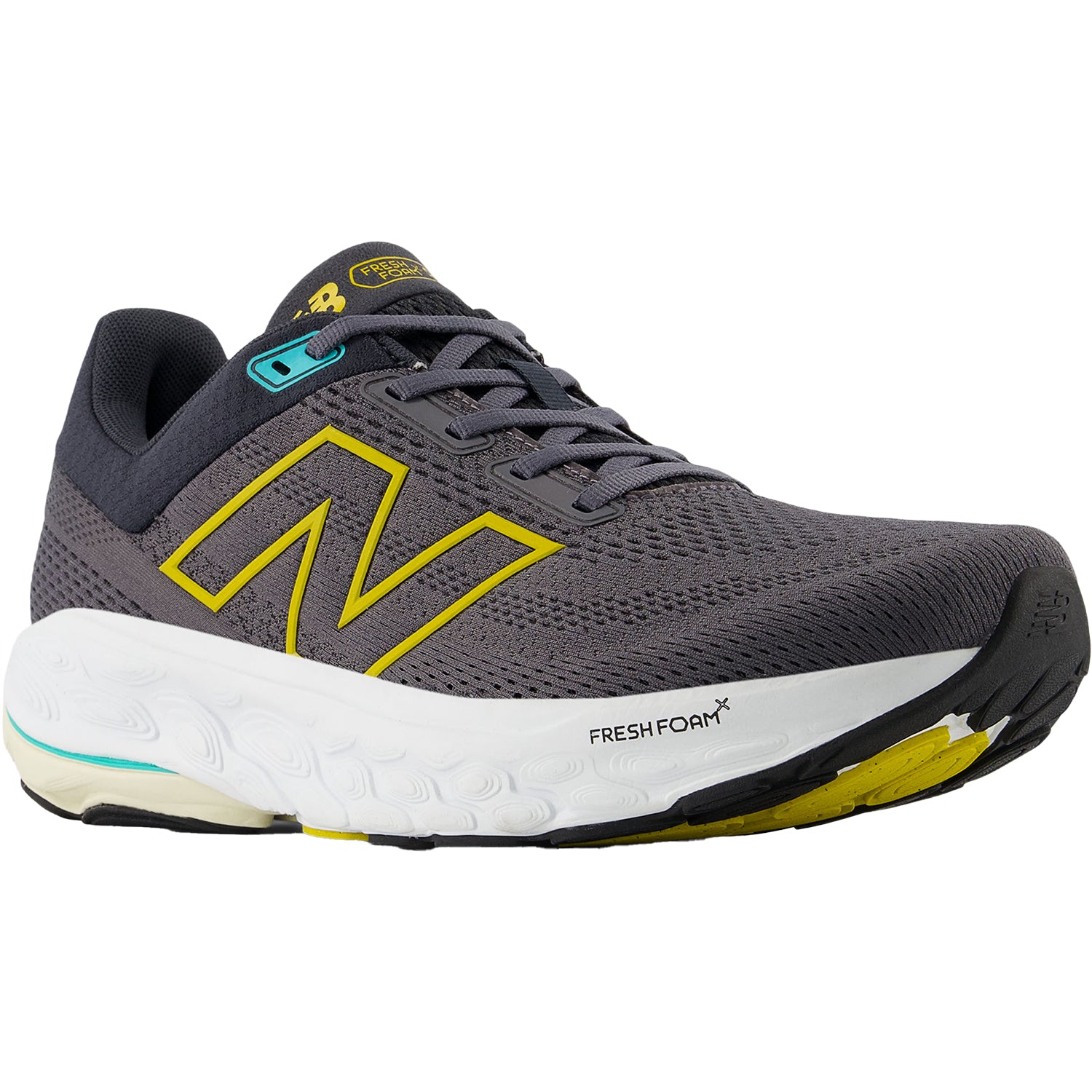 Mens New balance Men's New Balance Fresh Foam X M860A14 Magnet/Ginger Lemon/Cyber Jade Mesh Magnet/Ginger Lemon/Cyber Jade Mesh