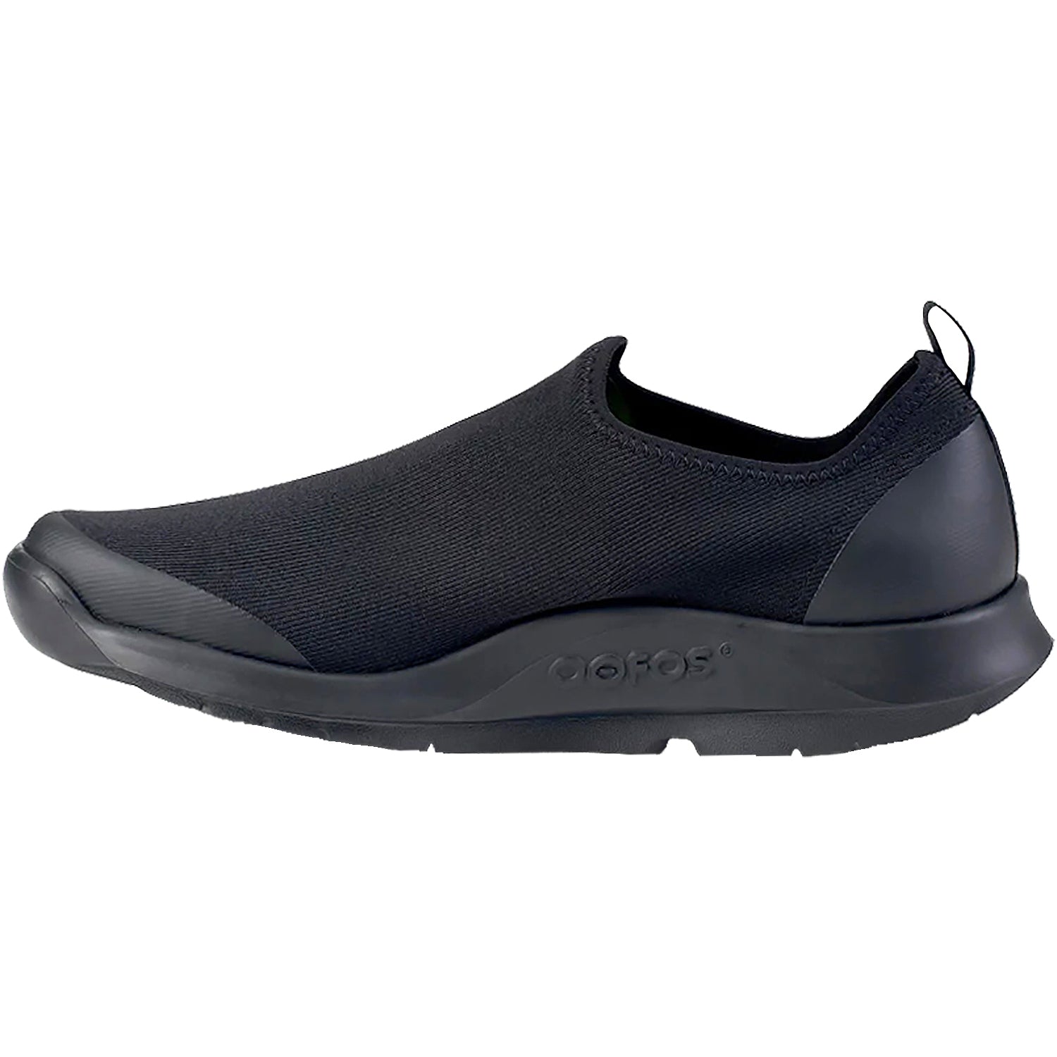 Mens Oofos Men's OOFOS OOmg Sport Low Black Mesh Black Mesh