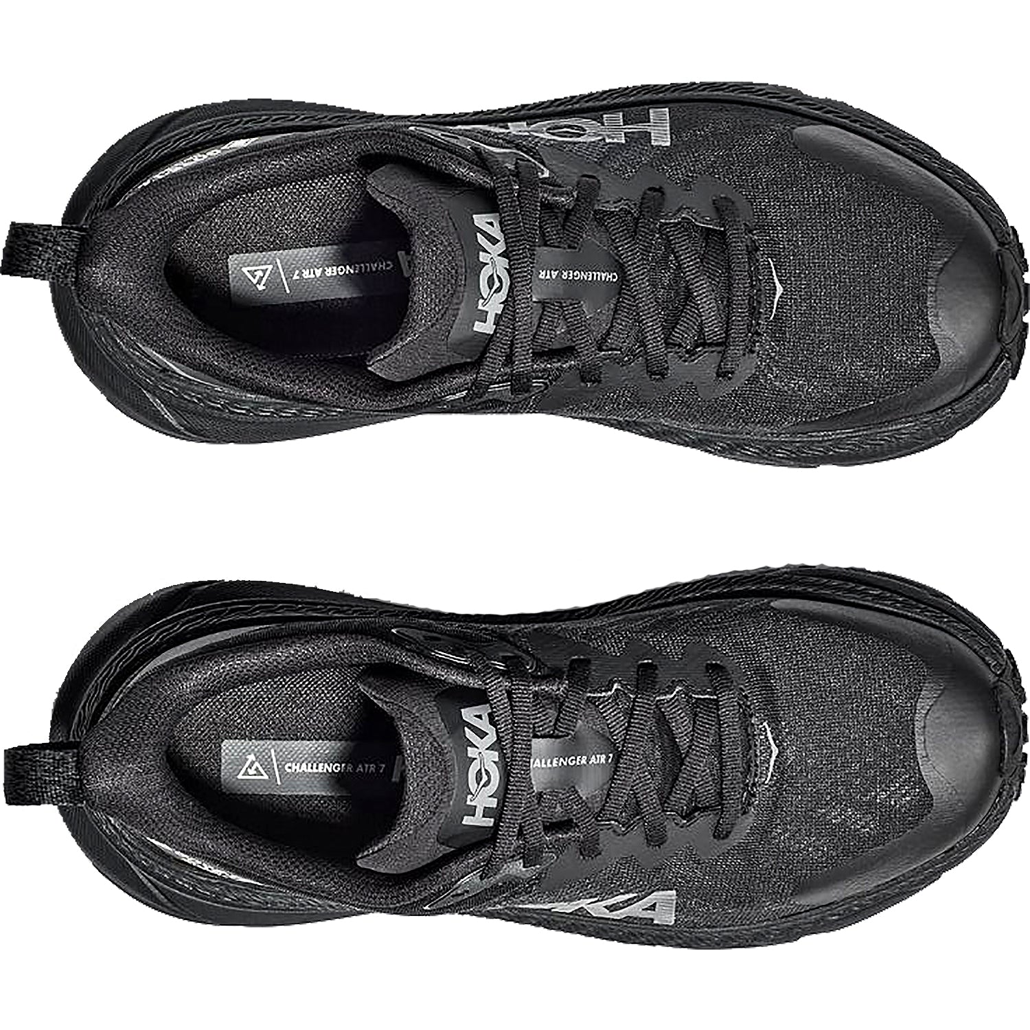 Mens Hoka one one Men's Hoka Challenger ATR 7 GTX Black Mesh Black Mesh