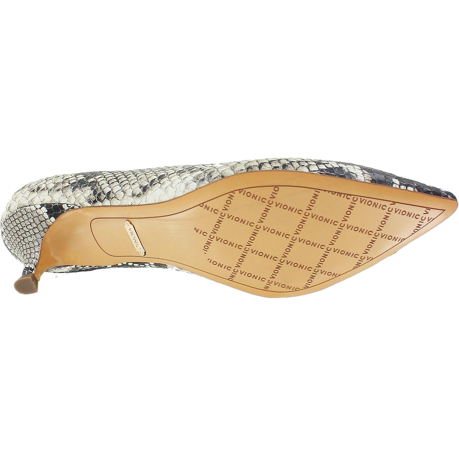 Womens Vionic Women's Vionic Josie Natural Snake Leather Natural Snake Leather