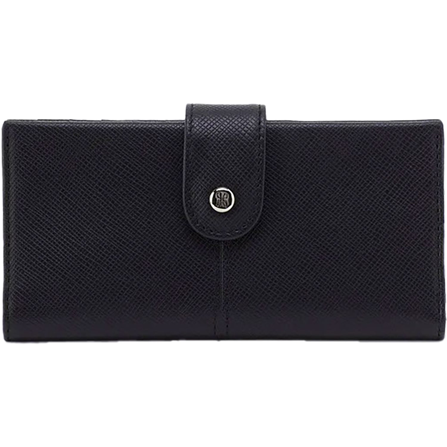 Womens Hobo Hobo International Essential Bifold Wallet Black Leather Black Leather