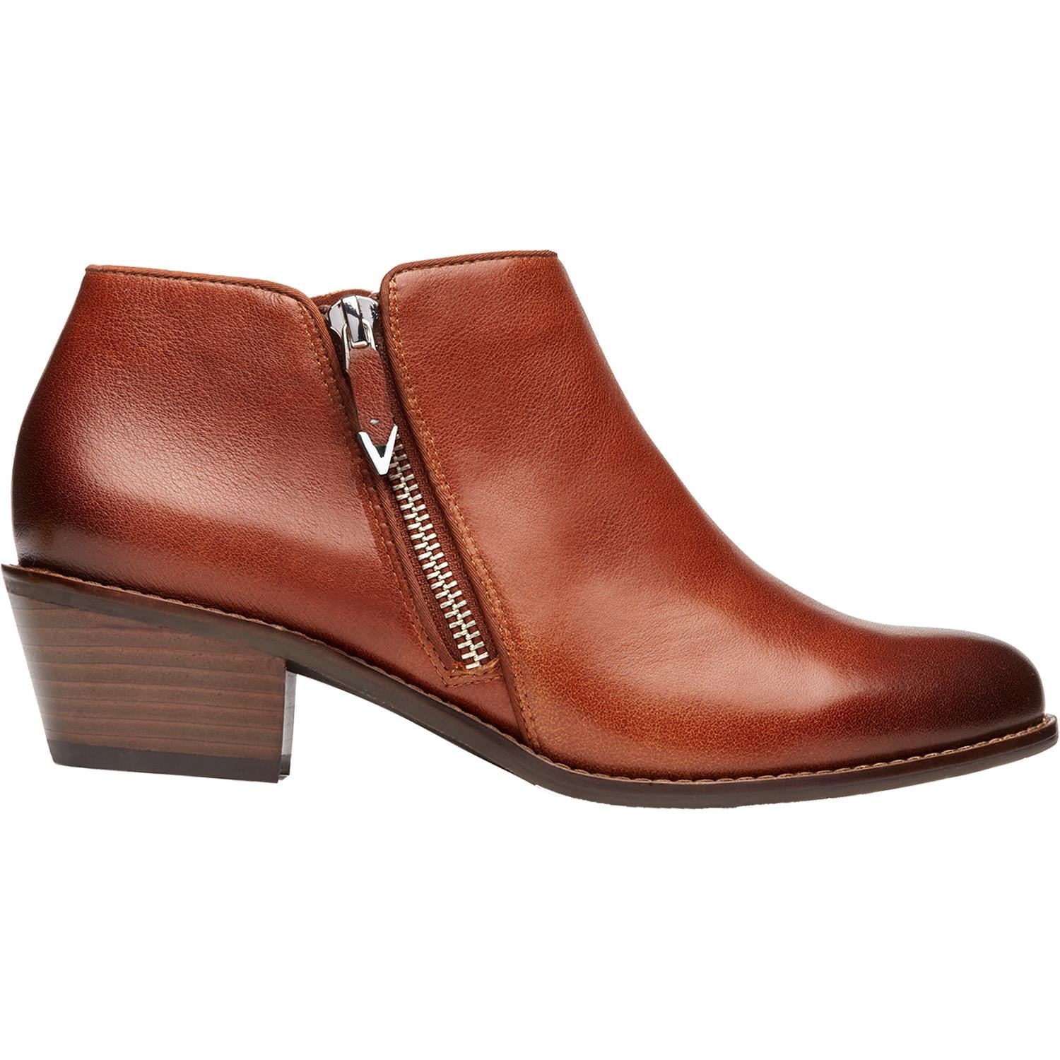 Womens Vionic Women's Vionic Jolene Mocha Leather Mocha Leather