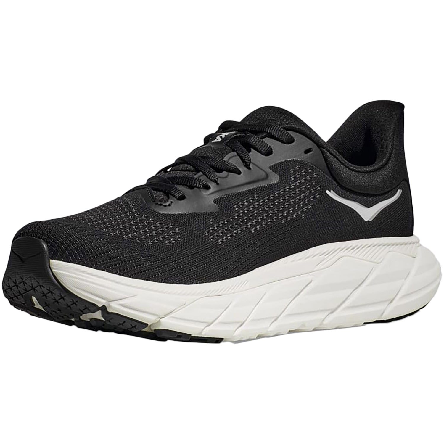 Mens Hoka one one Men's Hoka Arahi 7 Black/White Mesh Black/White Mesh