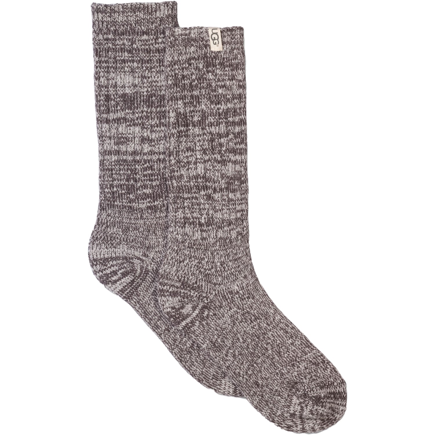 Womens Ugg Women's UGG Rib Knit Slouchy Crew Sock Nightfall Nightfall