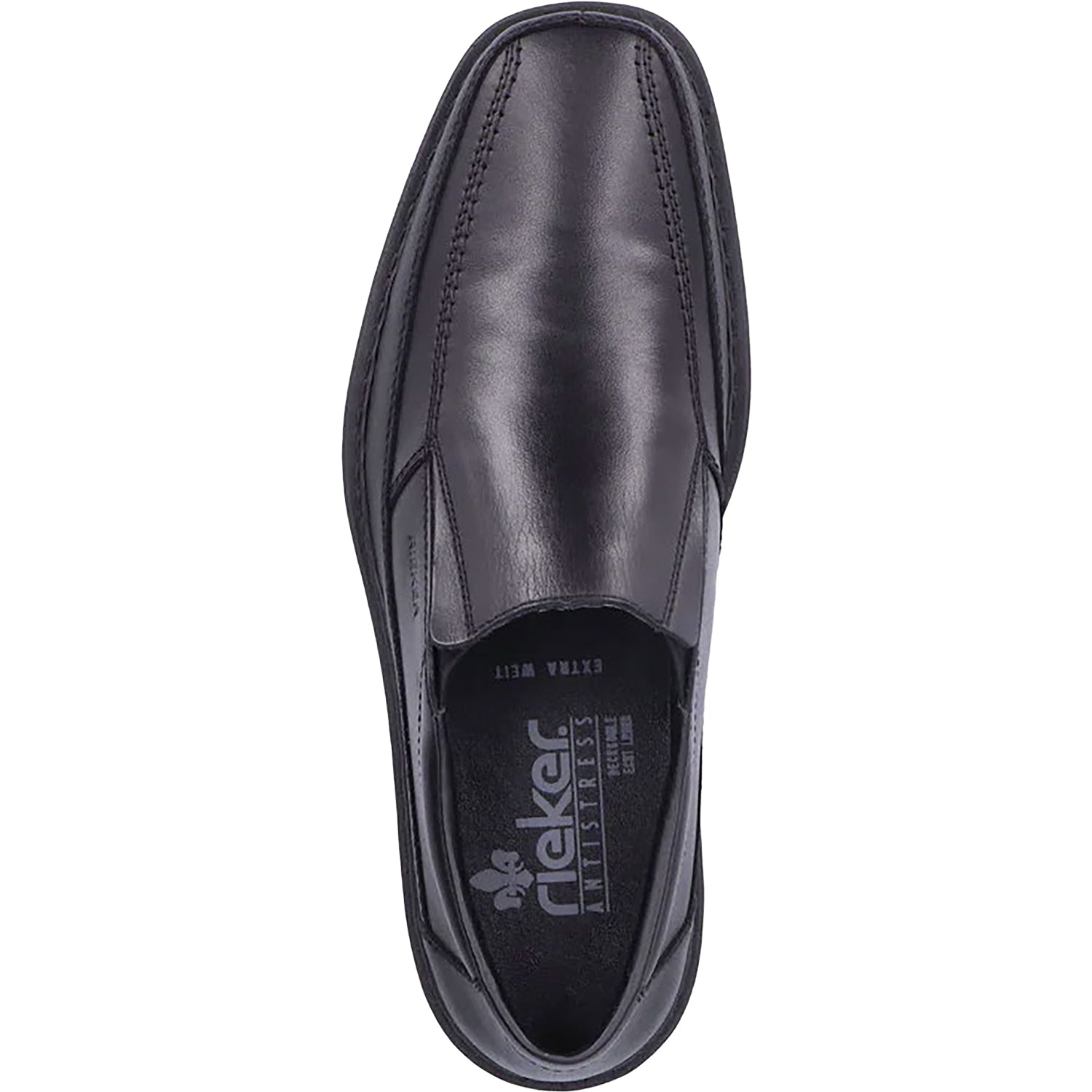 Mens Rieker Men's Rieker B0873-00 Maurice 73 Schwarz/Nero Leather Schwarz/Nero Leather