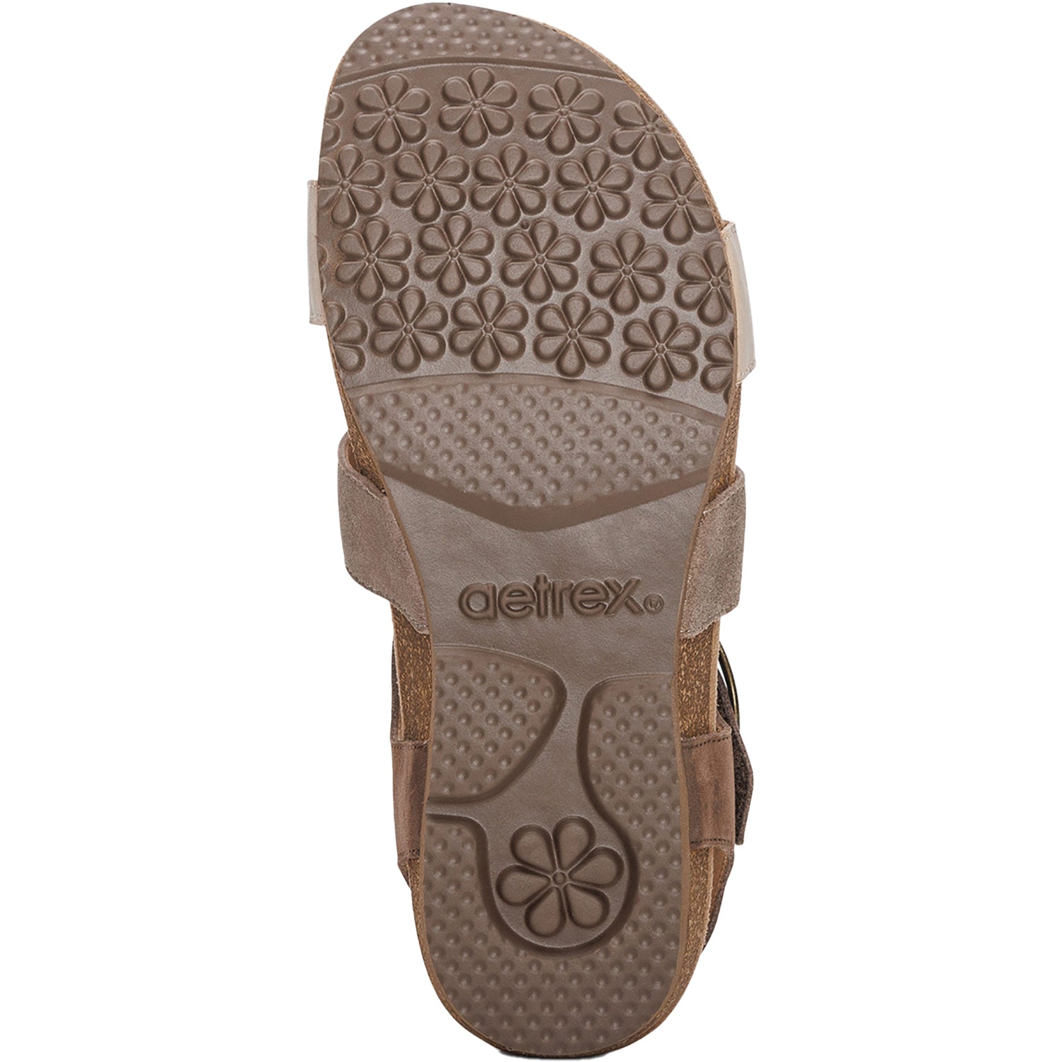 Womens Aetrex Women's Aetrex Lilly Taupe Multi Leather Taupe Multi
