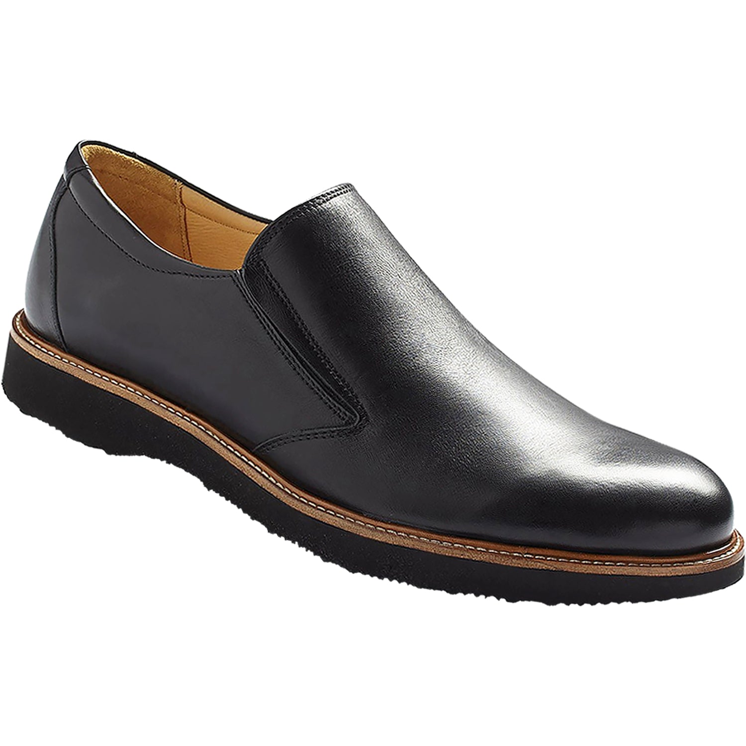 Mens Samuel hubbard Men's Samuel Hubbard Frequent Traveler Black Leather Black Leather