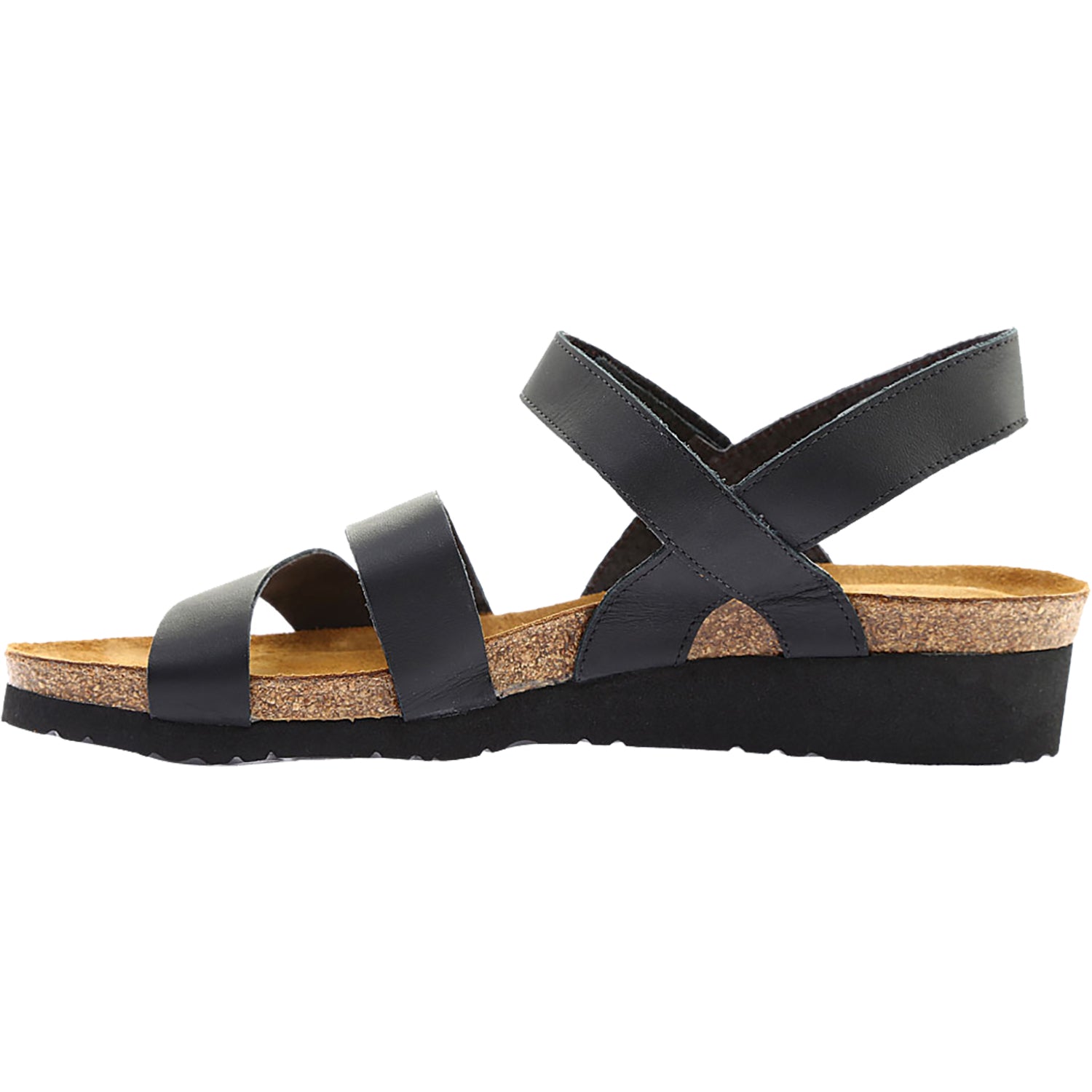 Womens Naot Women's Naot Kayla Black Leather Black Leather