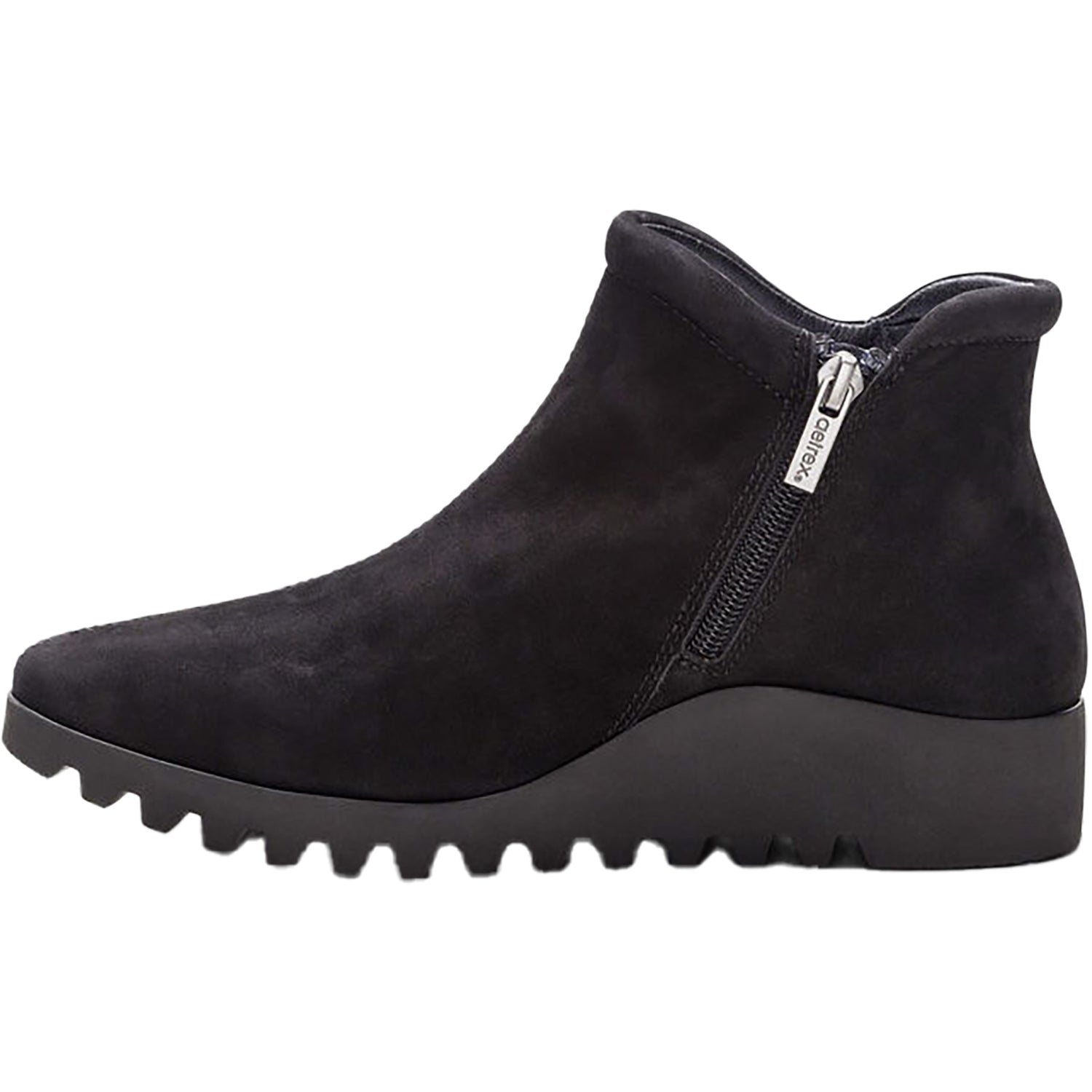 Womens Aetrex Women's Aetrex Zoey Black Nubuck Black Nubuck