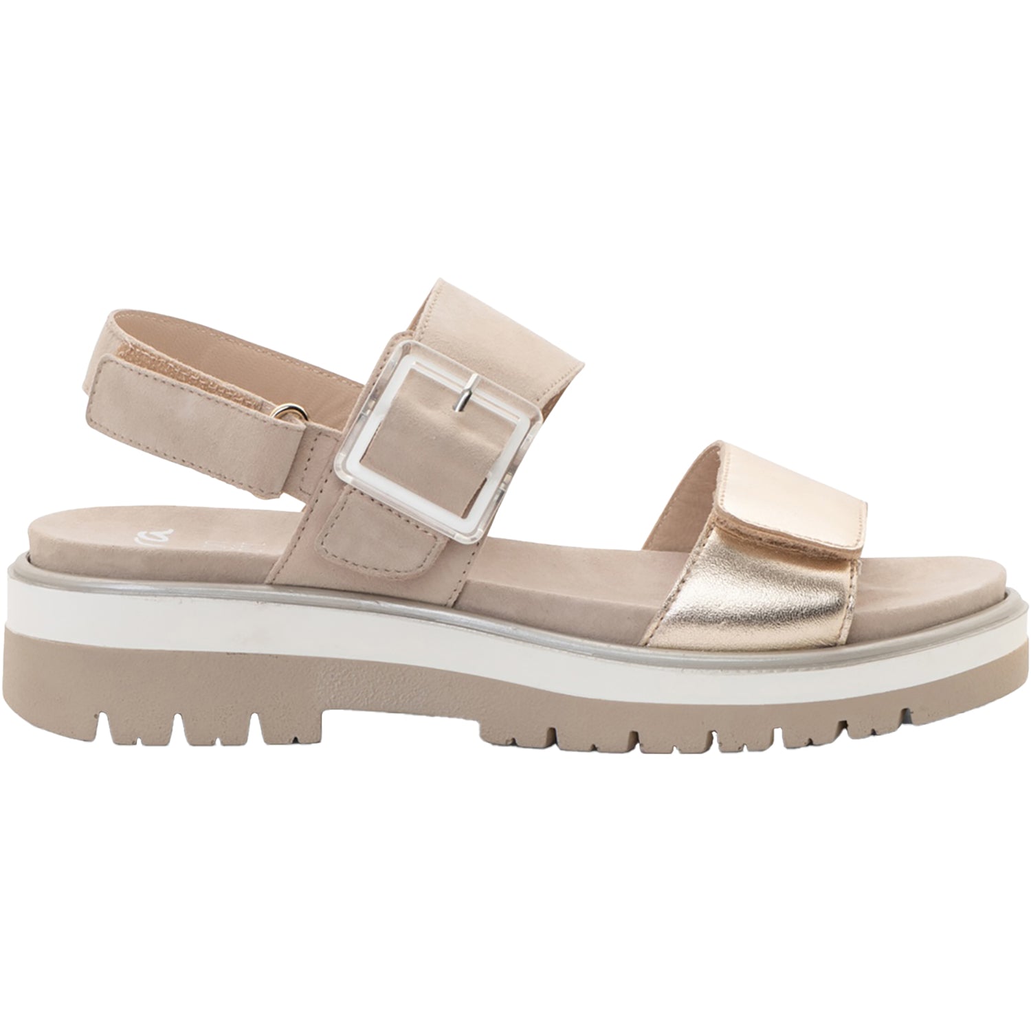 Womens Ara shoes Women's Ara Marbella Sand Metallic Leather Sand Metallic Leather