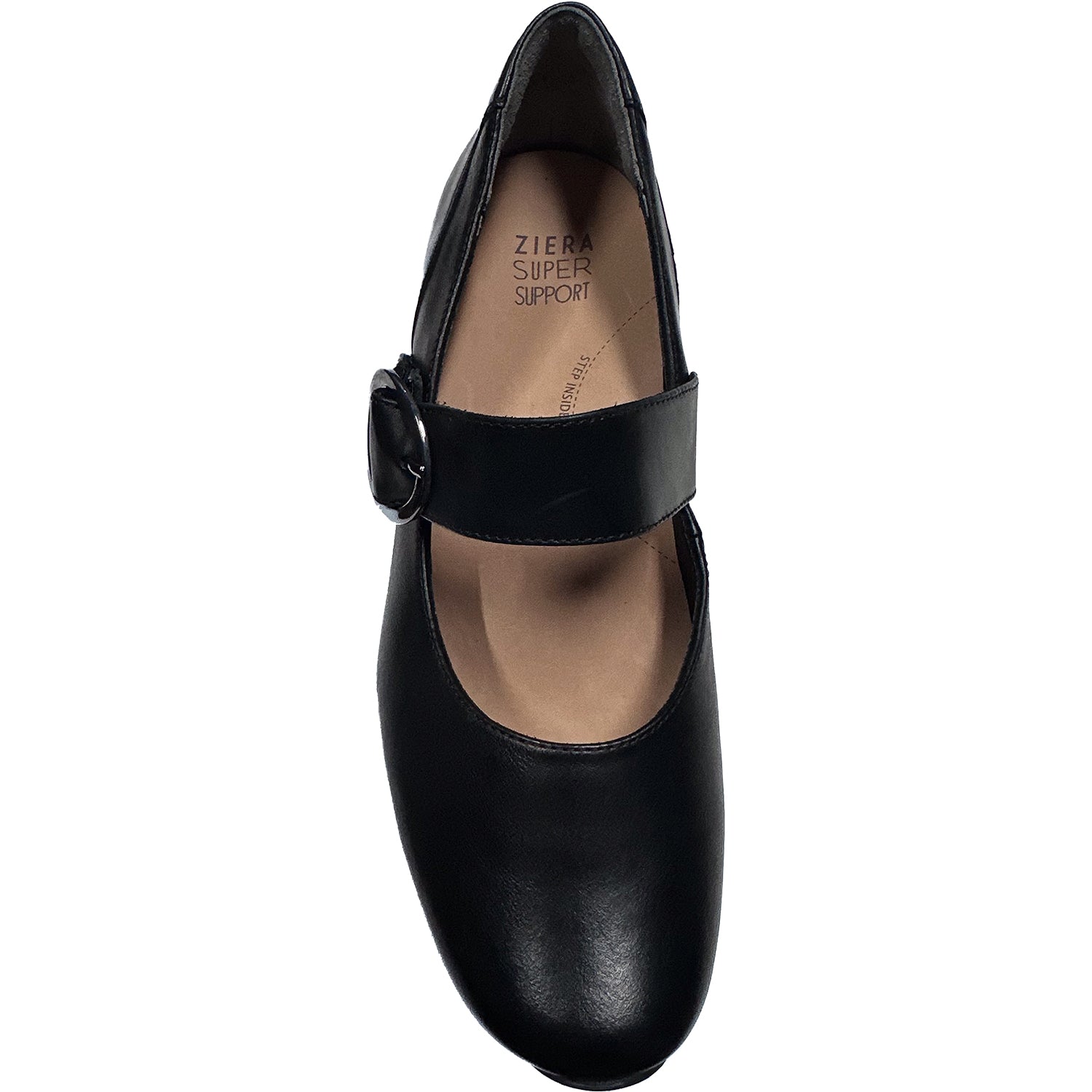 Womens Ziera Women's Ziera Candy Black Leather Black Leather