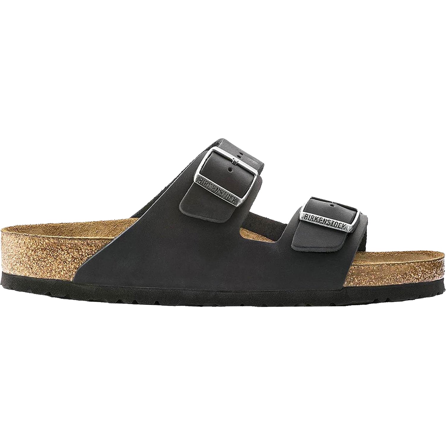 Unisex Birkenstock Unisex Birkenstock Arizona Soft Footbed Black Oiled Leather Black Oiled Leather