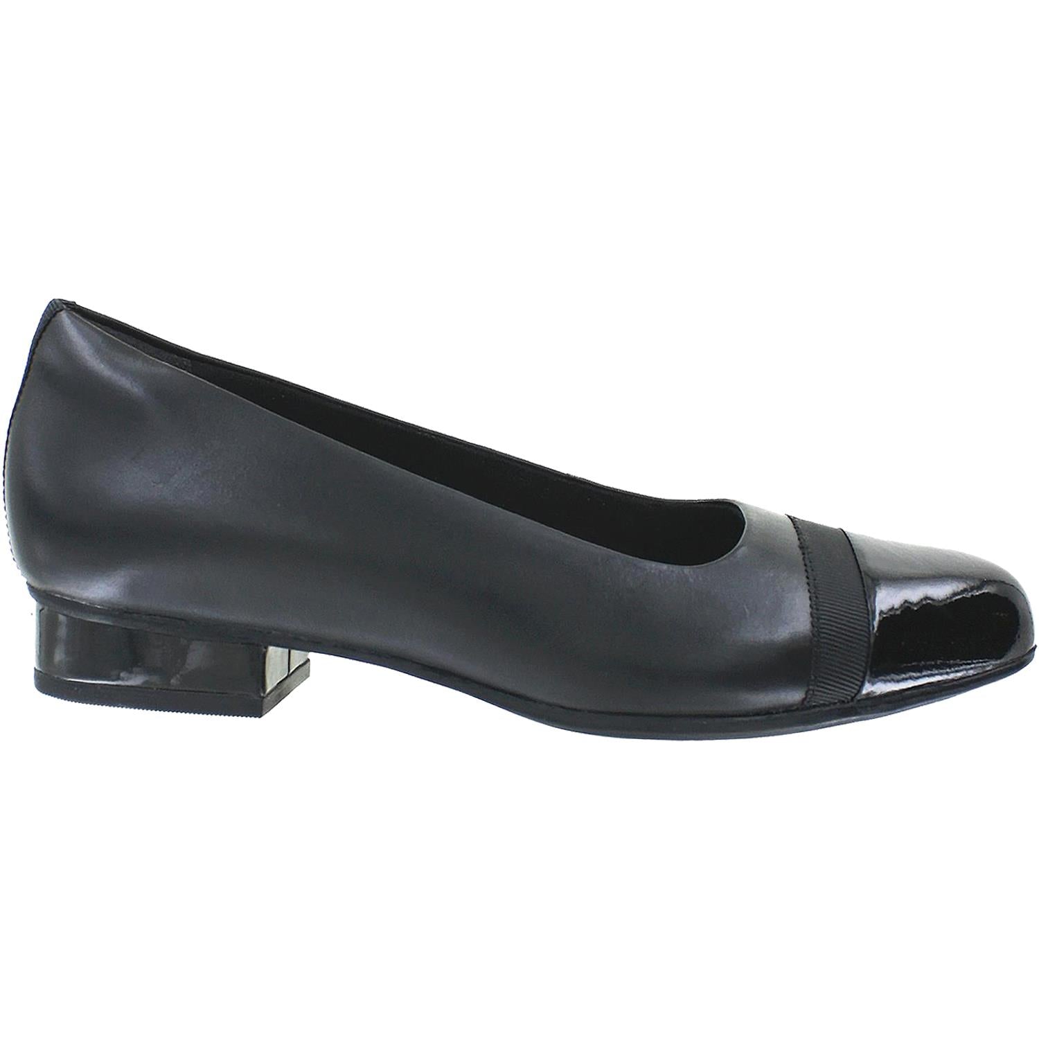 Womens Clarks Women's Clarks Keesha Rosa Black Leather Black Leather