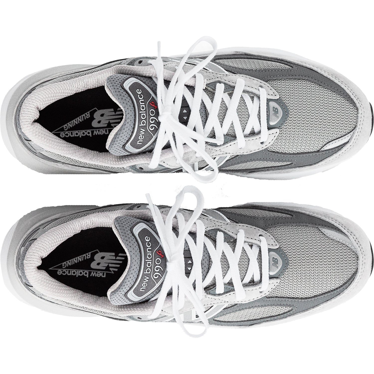 Mens New balance Men's New Balance M990GL6 Grey Suede/Mesh Grey Suede/Mesh