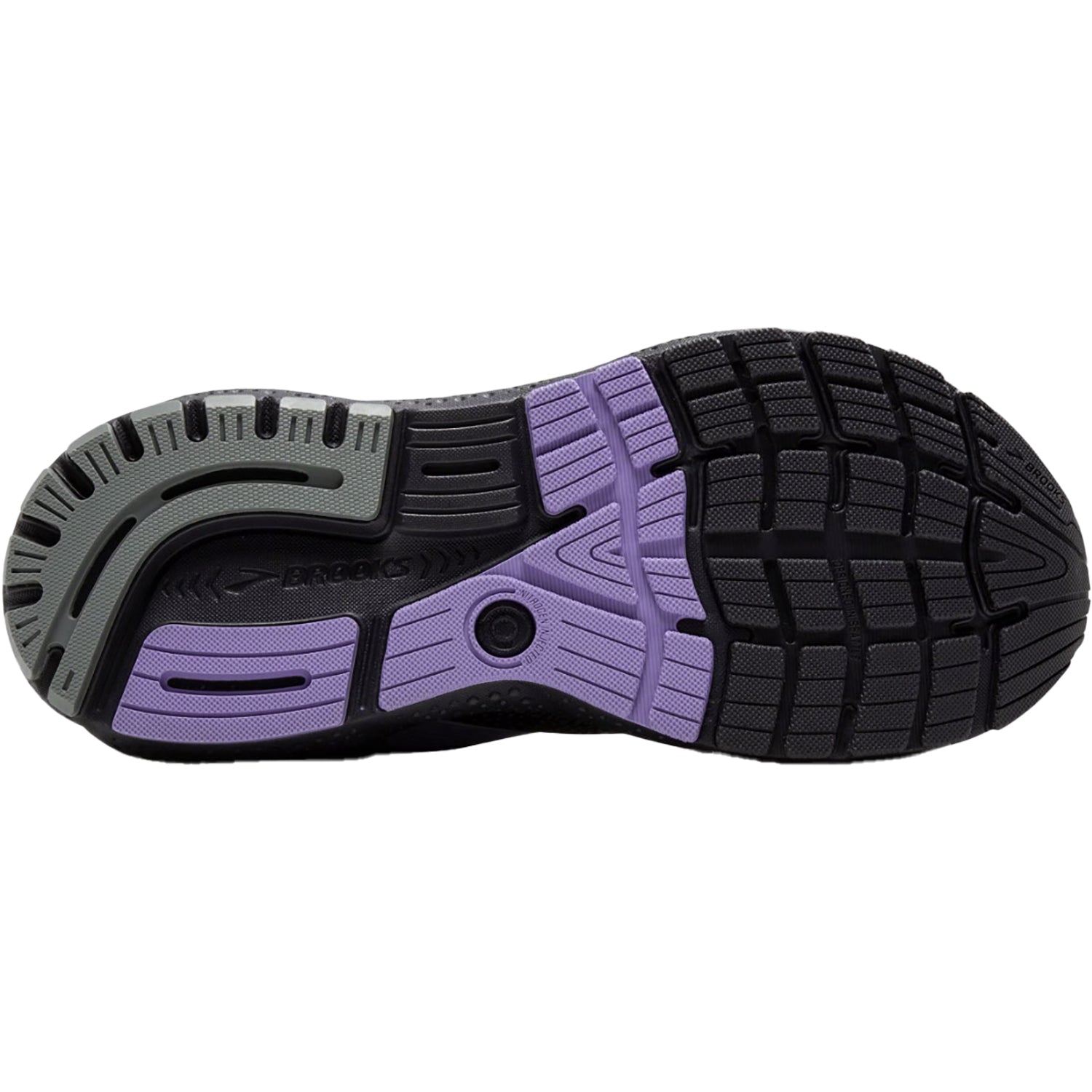 Womens Brooks Women's Brooks Ghost 16 Ebony/Lavender/Copper Mesh Ebony/Lavender/Copper Mesh