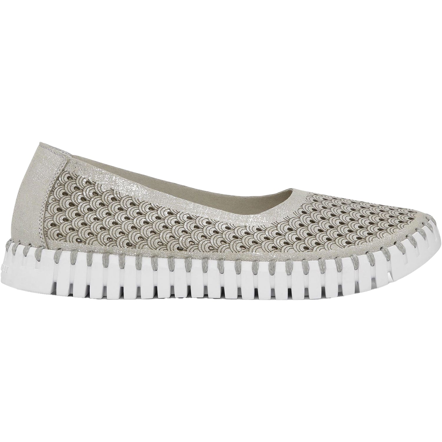 Womens Ilse jacobsen Women's Ilse Jacobsen Tulip U0026 Silver Ballet Silver
