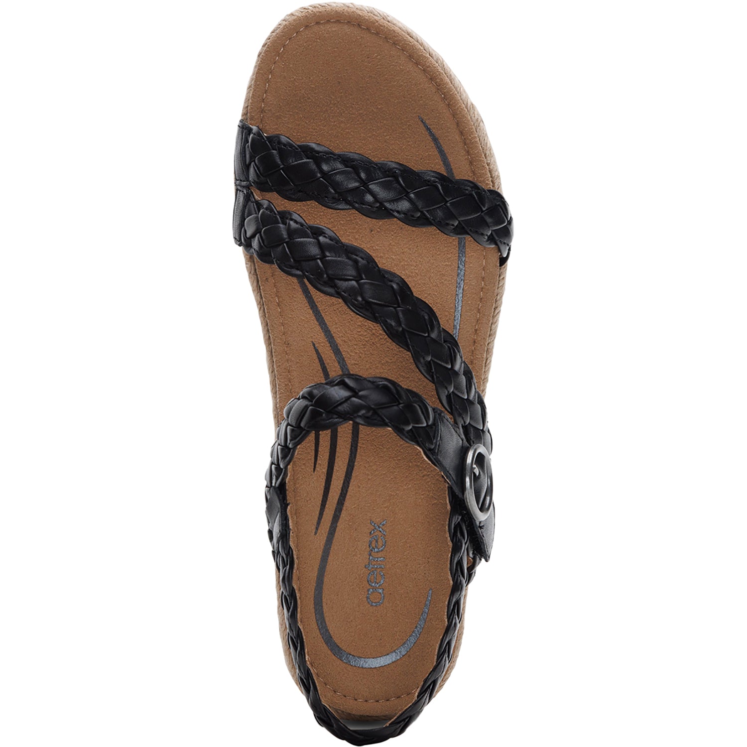 Womens Aetrex Women's Aetrex Julia Black Black