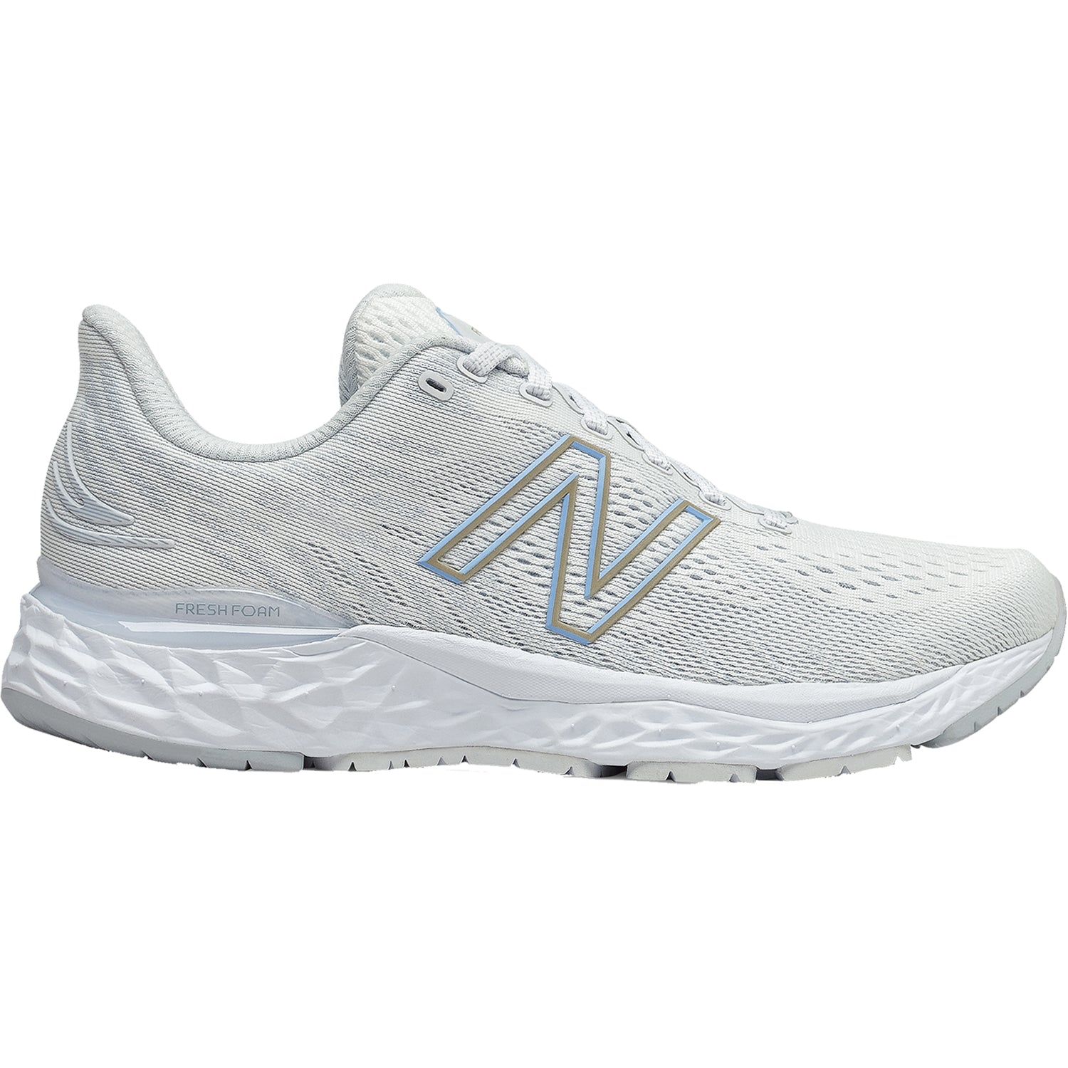Womens New balance Women's New Balance Fresh Foam W880A11 Arctic Fox/UV Glo Mesh Arctic Fox/UV Glo Mesh