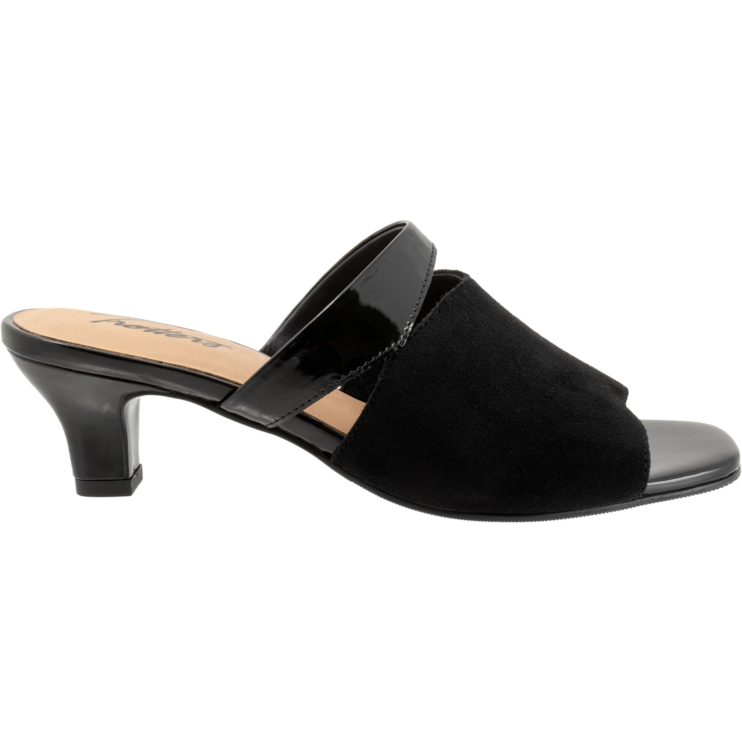 Womens Trotters Women's Trotters Ninette Black Suede Black Suede