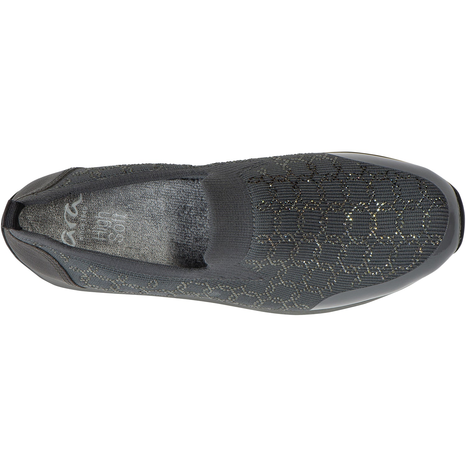Womens Ara shoes Women's Ara Layton II Graphite Wovenstretch Graphite Wovenstretch