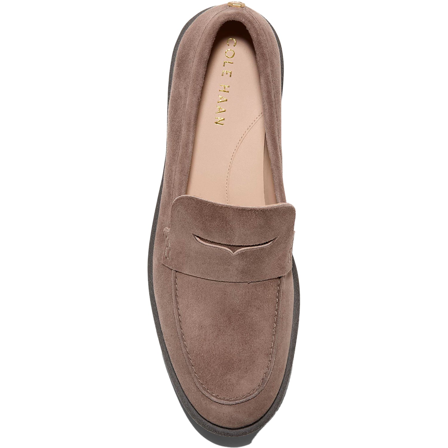 Womens Cole haan Women's Cole Haan Geneva Loafer CH Lava Suede Lava Suede