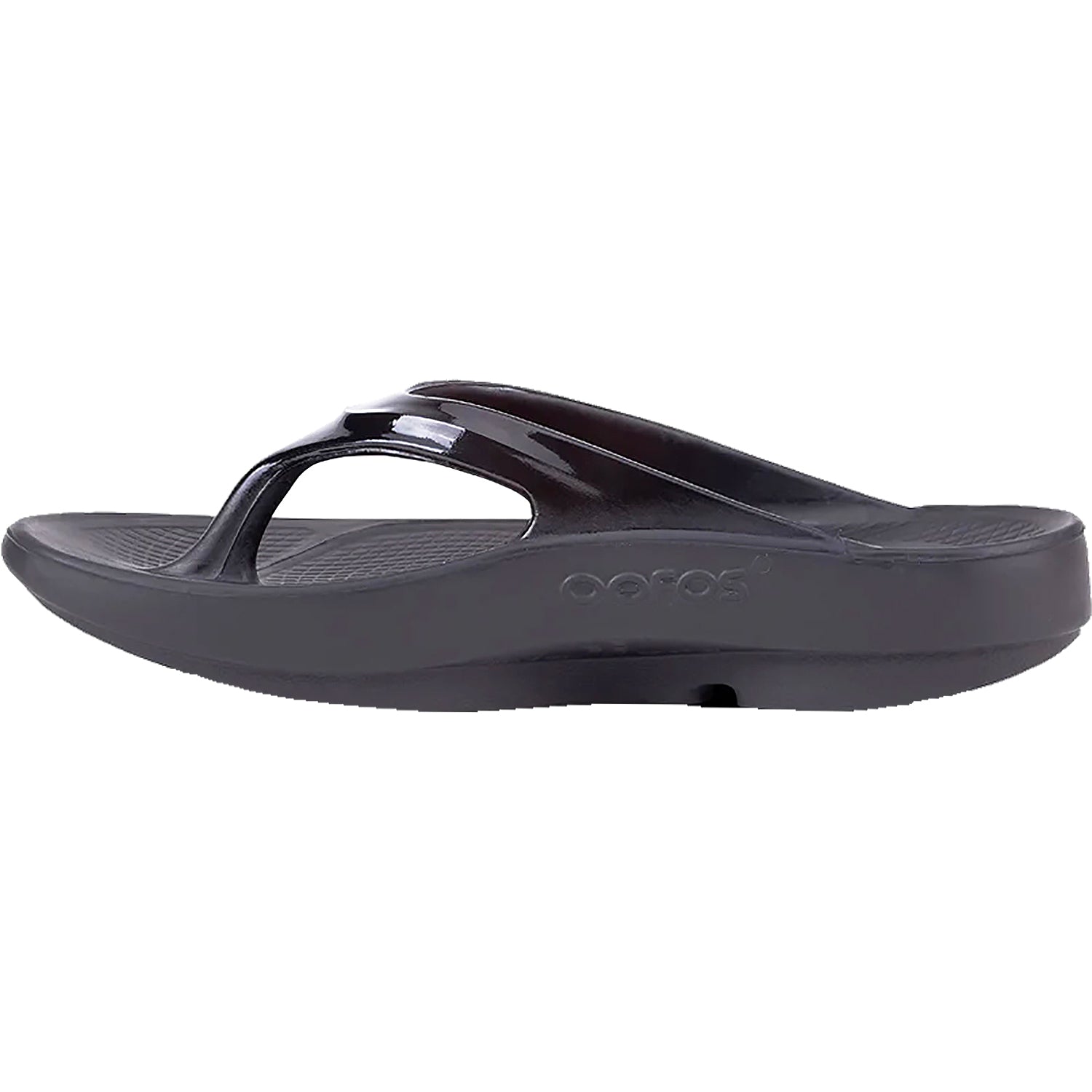 Womens Oofos Women's OOFOS OOlala Black Synthetic Black Synthetic