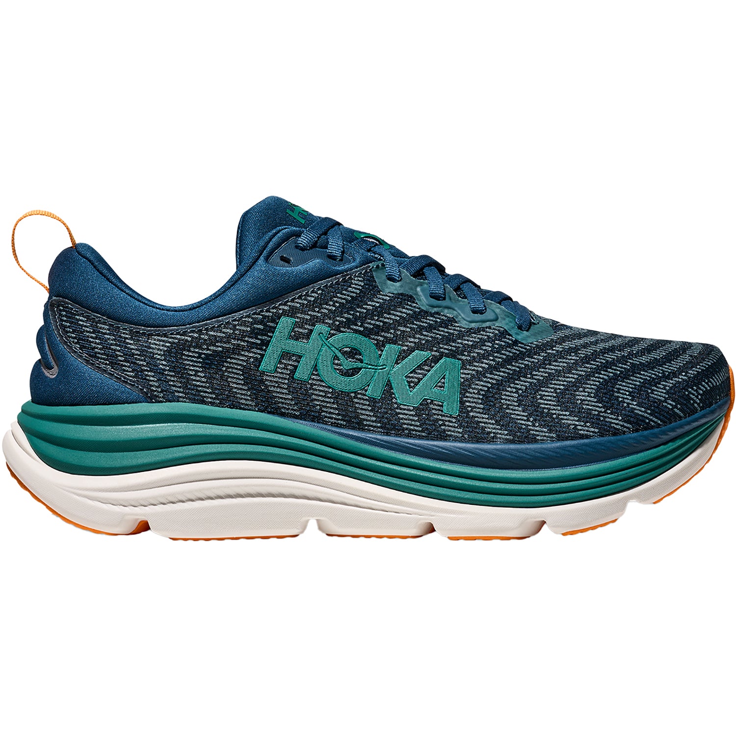 Mens Hoka one one Men's Hoka Gaviota 5 Midnight/Oceanic Mesh Midnight/Oceanic