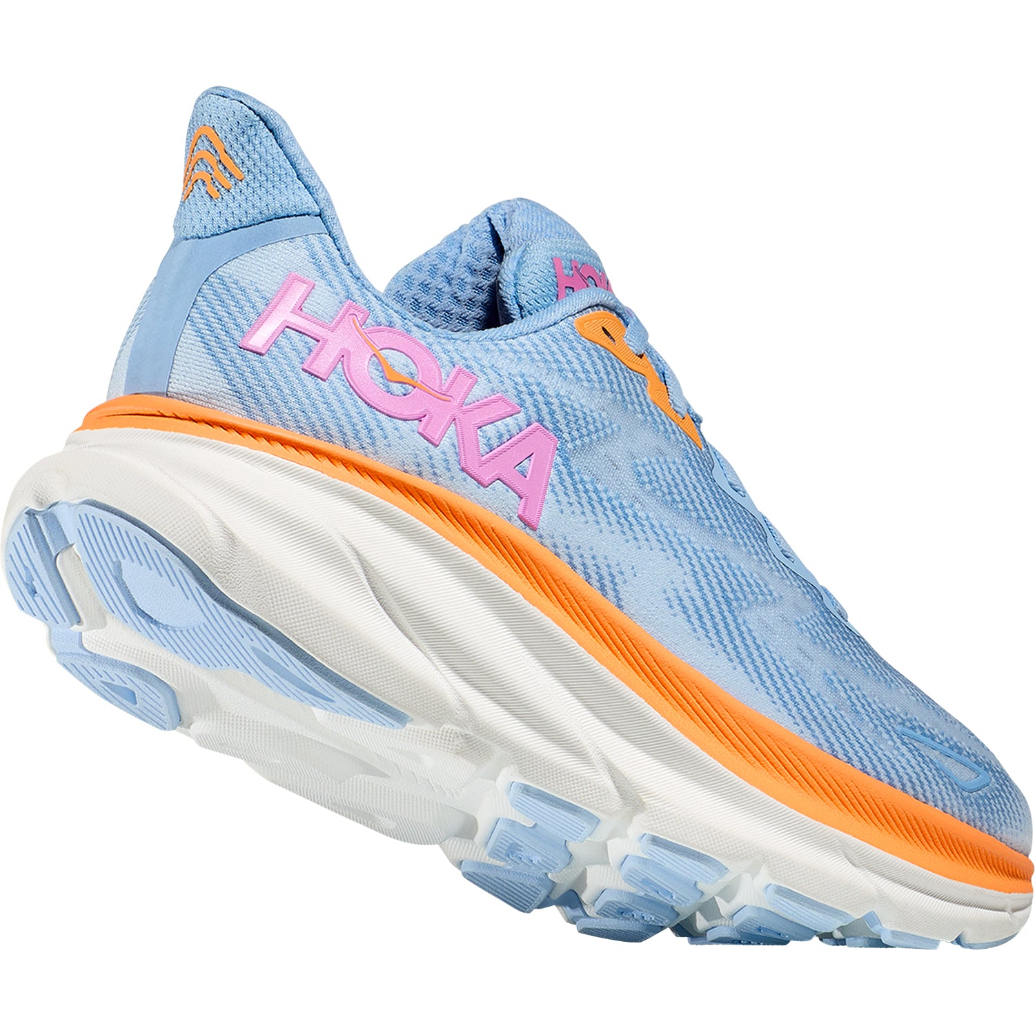 Womens Hoka one one Women's Hoka Clifton 9 Airy Blue/Ice Water Mesh Airy Blue/Ice Water Mesh