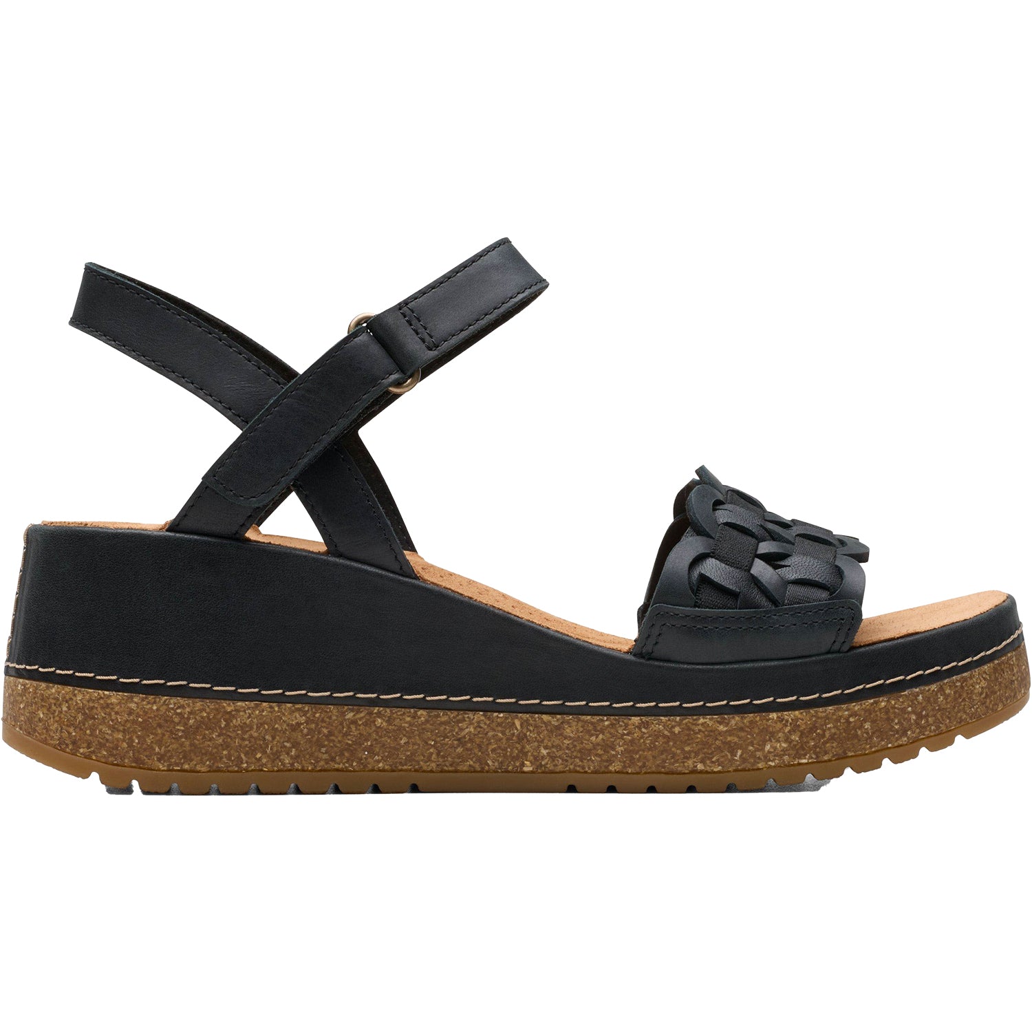 Womens Clarks Women's Clarks Kassanda Bar Black Leather Black Leather