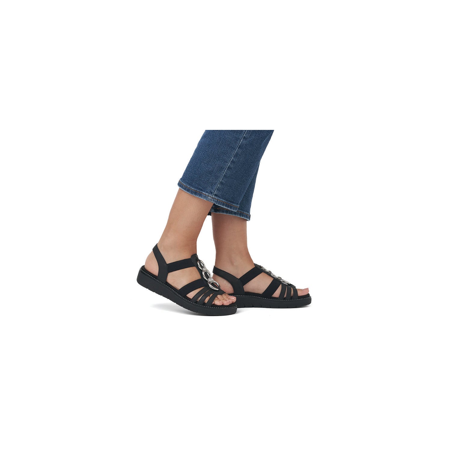 Womens Remonte Women's Remonte D20743-02 Black/Black Synthetic Black/Black Synthetic