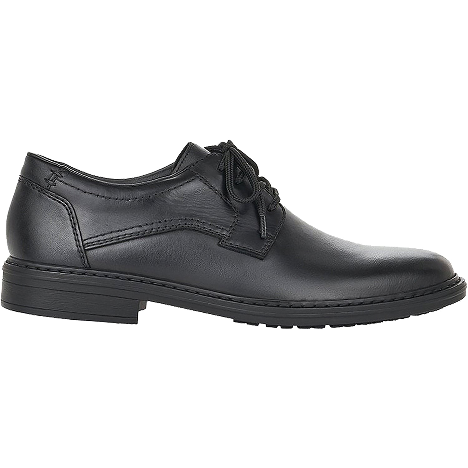 Mens Rieker Men's Rieker 17627-00 Dustin 27 Black Leather Black Leather