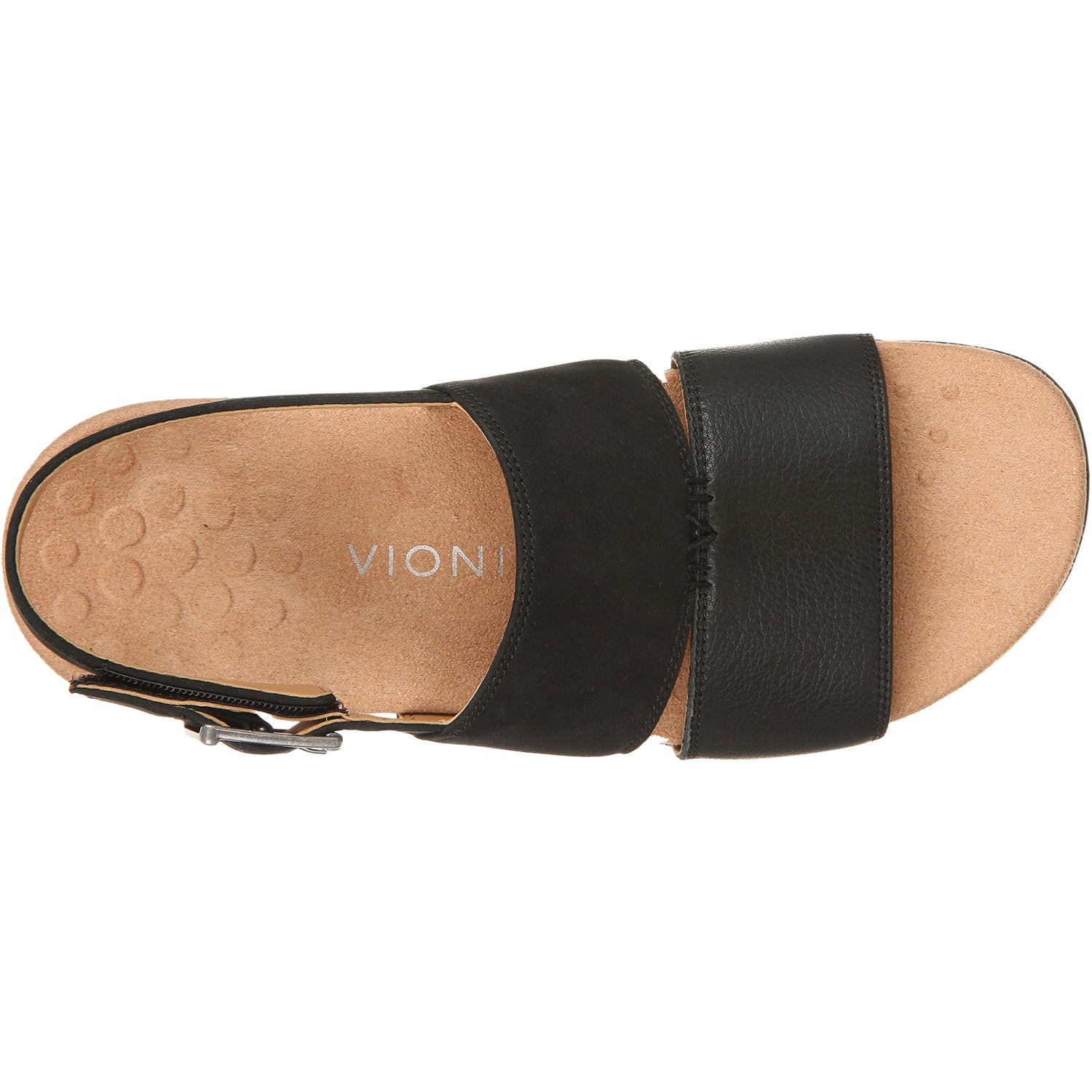 Womens Vionic Women's Vionic Morro Black Leather/Nubuck Black