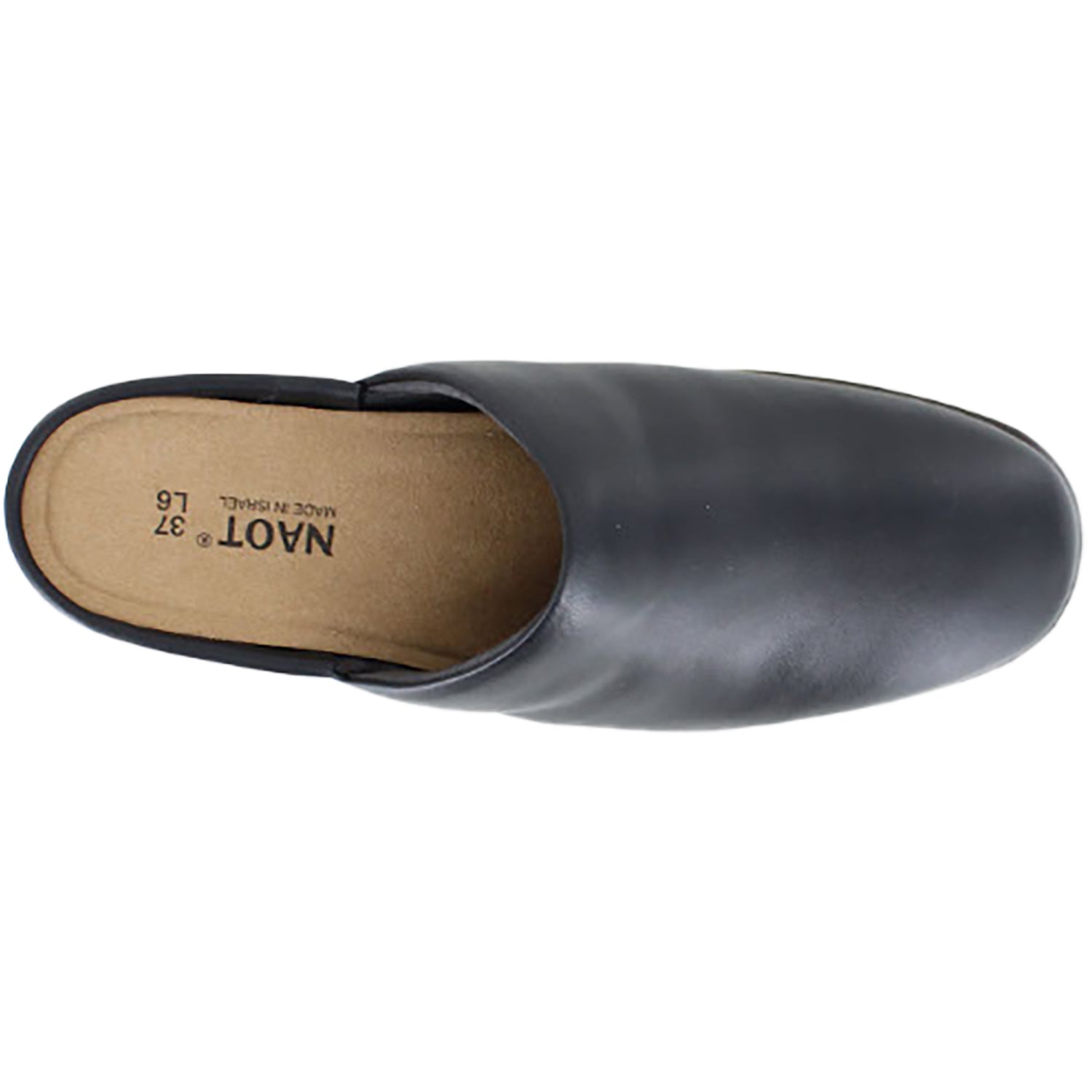 Womens Naot Women's Naot Dedicate Jet Black Leather Jet Black