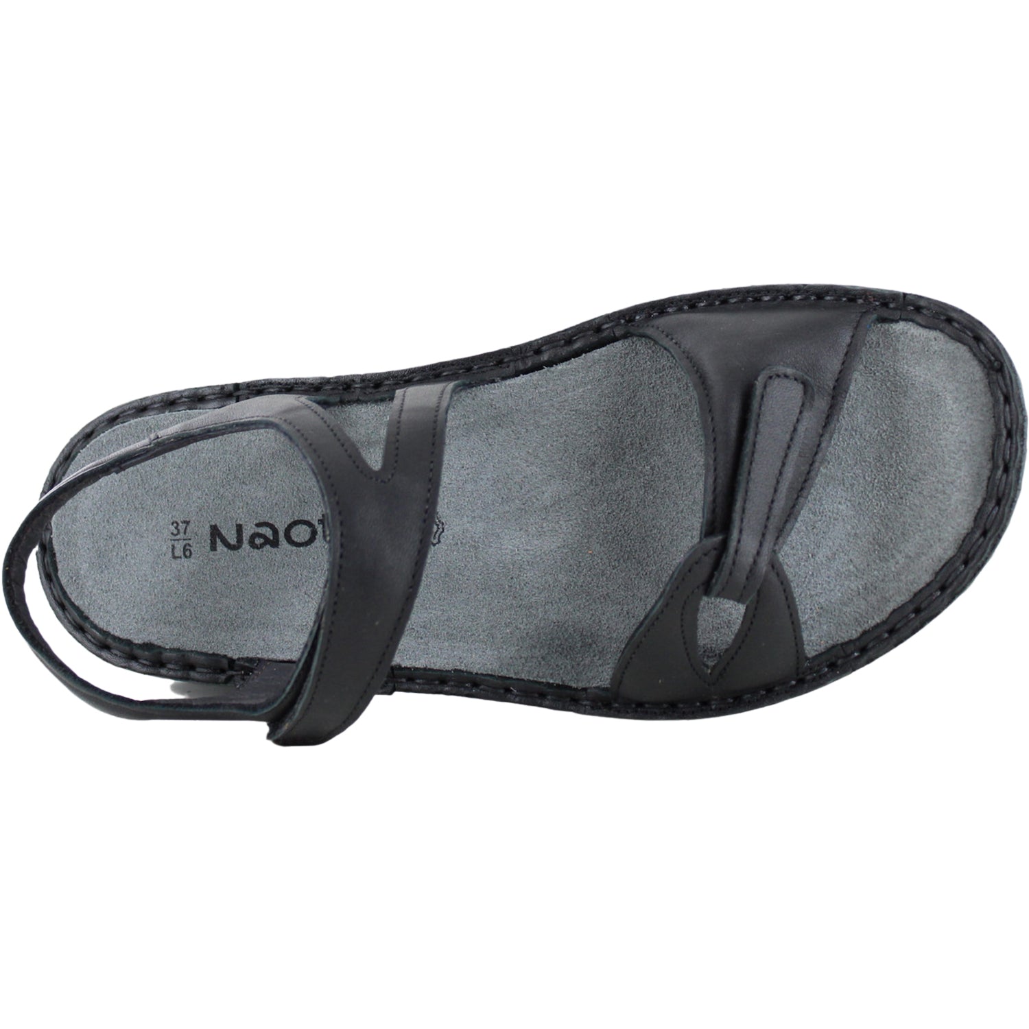 Womens Naot Women's Naot Evora Jet Black Leather Jet Black