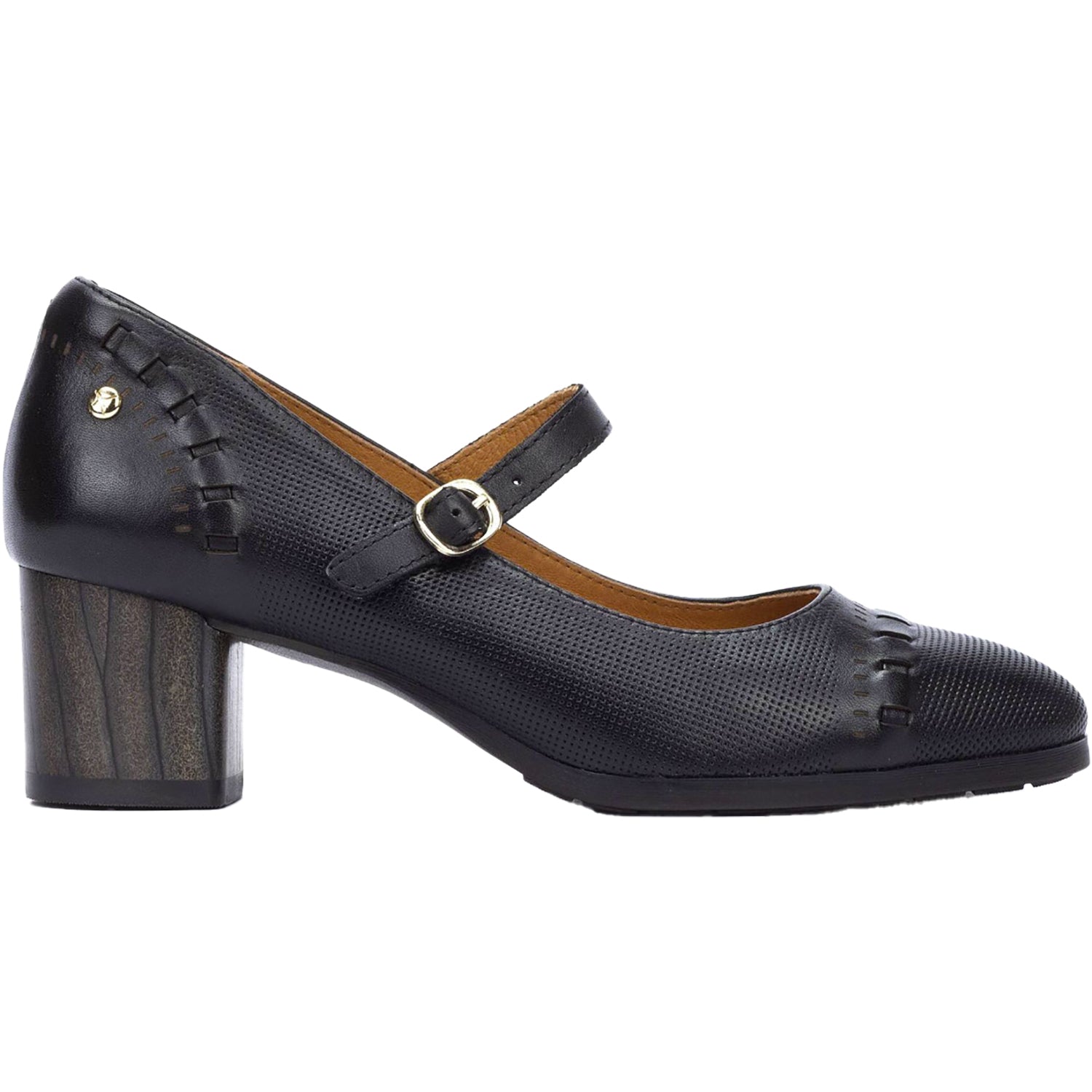 Womens Pikolinos Women's Pikolinos Calafat W1Z-5797 Black Leather Black Leather