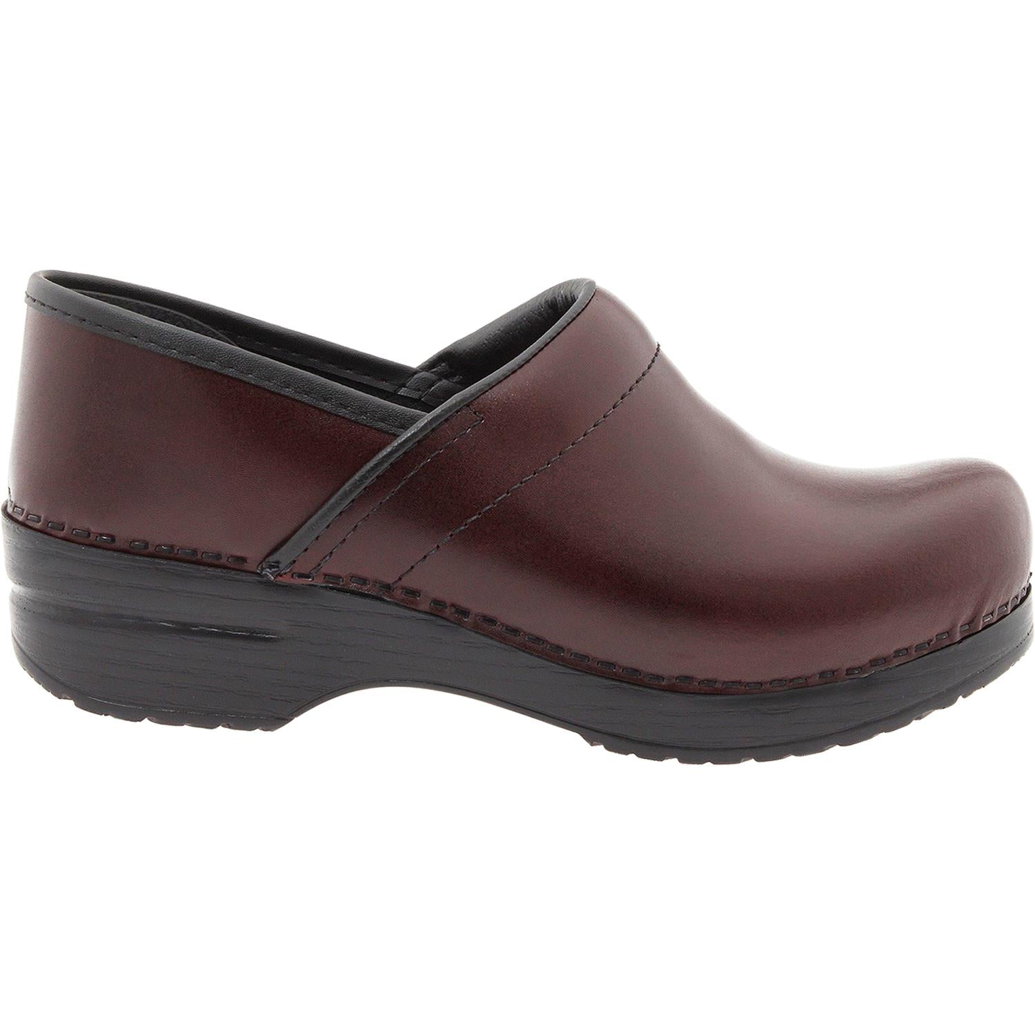 Womens Dansko Women's Dansko Professional Clog Cordovan Cabrio Leather Cordovan Cabrio Leather
