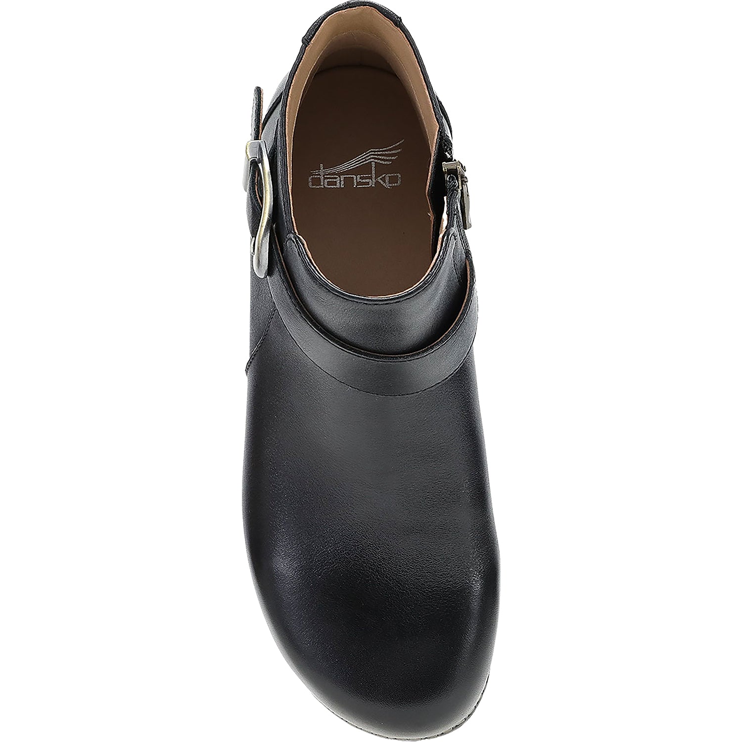 Womens Dansko Women's Dansko Brennan Black Calf Leather Black Calf Leather