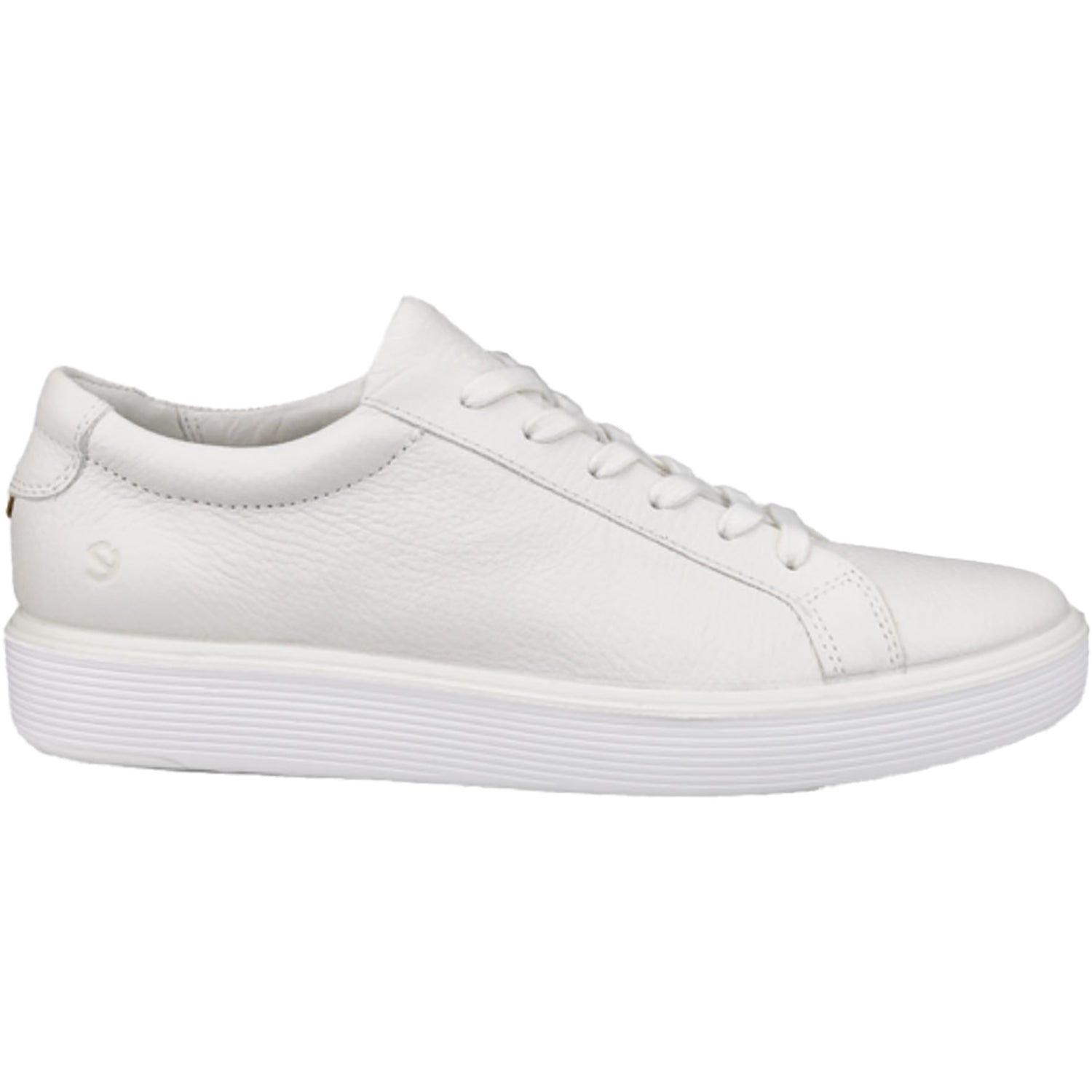 Womens Ecco Women's Ecco Soft 60 Sneaker White Leather White Leather